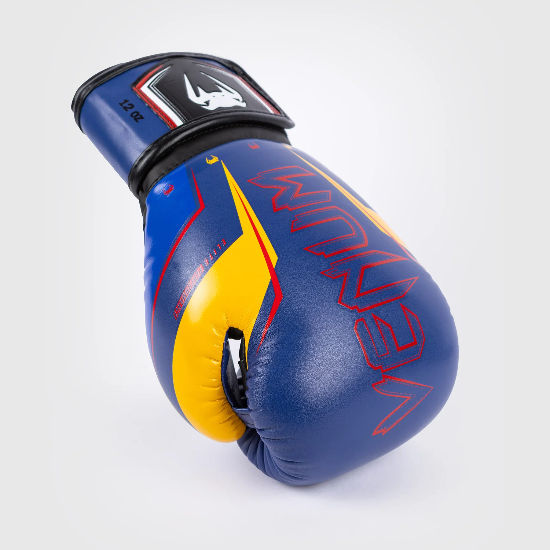 Venum Elite Evo Guantes de Boxeo - Azul/Amarillo - Image 7