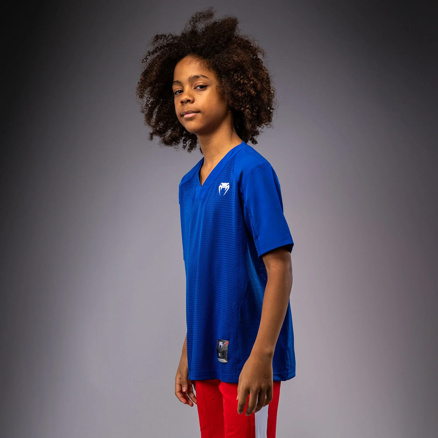Venum Elite Football Camiseta de Fútbol Manga Corta Para Niños - Azul Real - Image 3