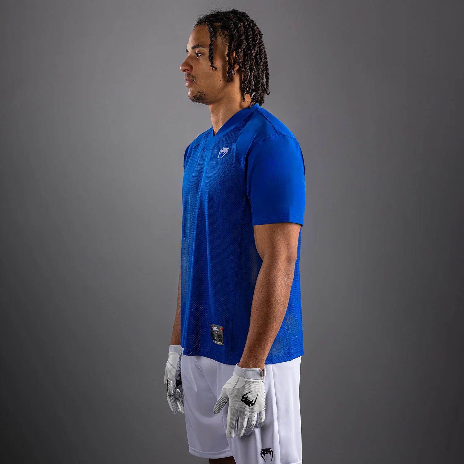 Venum Elite Fútbol Camiseta Manga Corta - Azul Real - Image 3