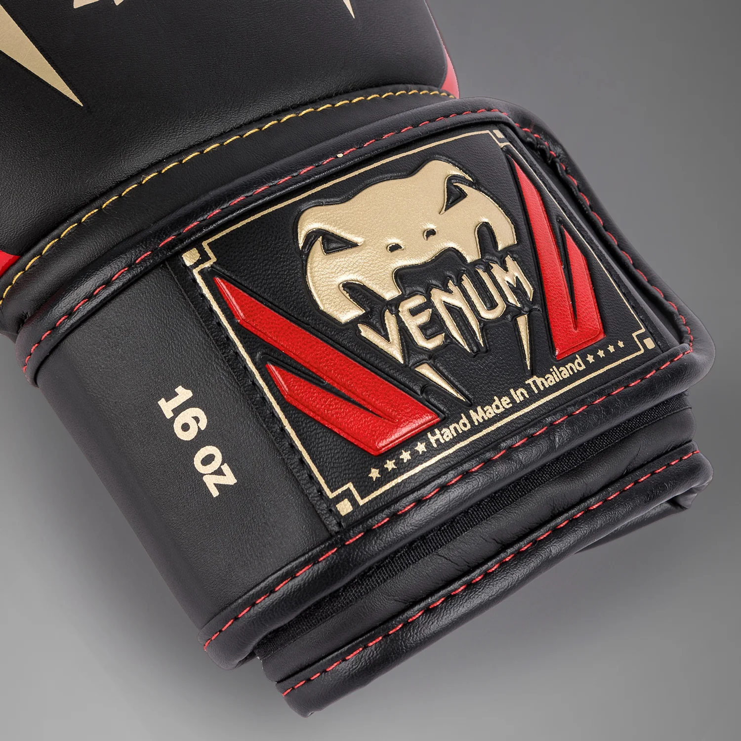 Venum Elite Guantes de boxeo - Negro/Dorado/Rojo - Image 5