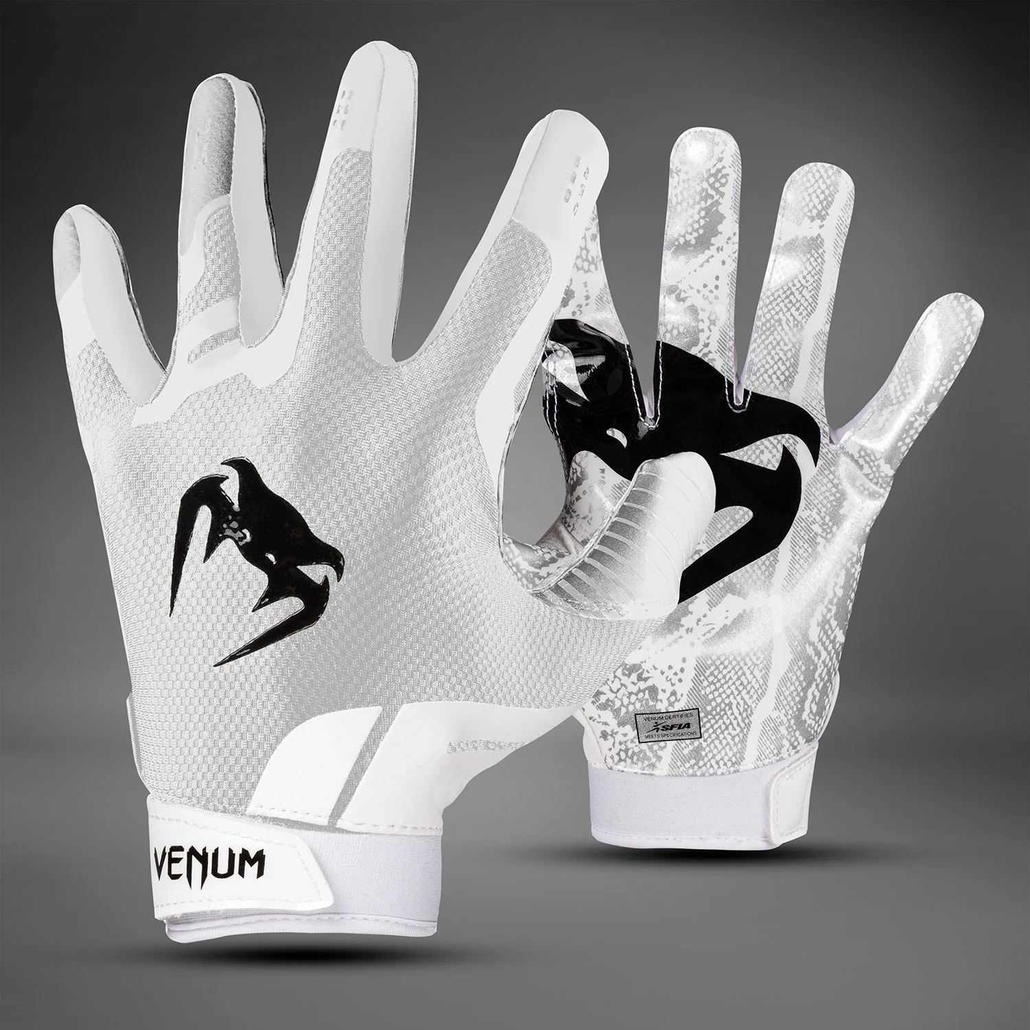Venum Elite Guantes de Fútbol - Blanco/Negro