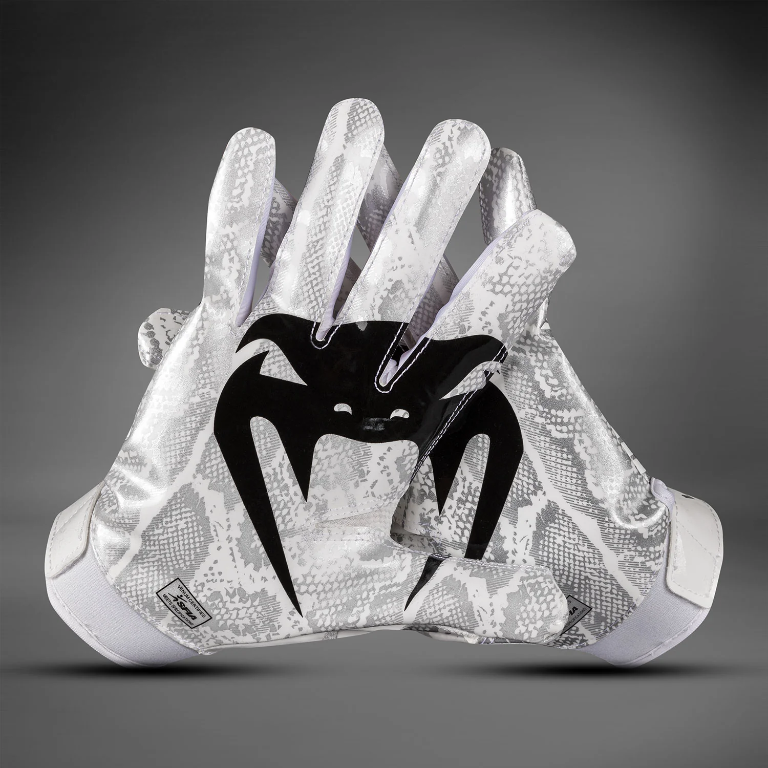Venum Elite Guantes de Fútbol - Blanco/Negro - Image 5