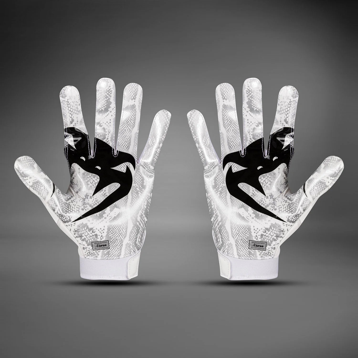 Venum Elite Guantes de Fútbol - Blanco/Negro - Image 7
