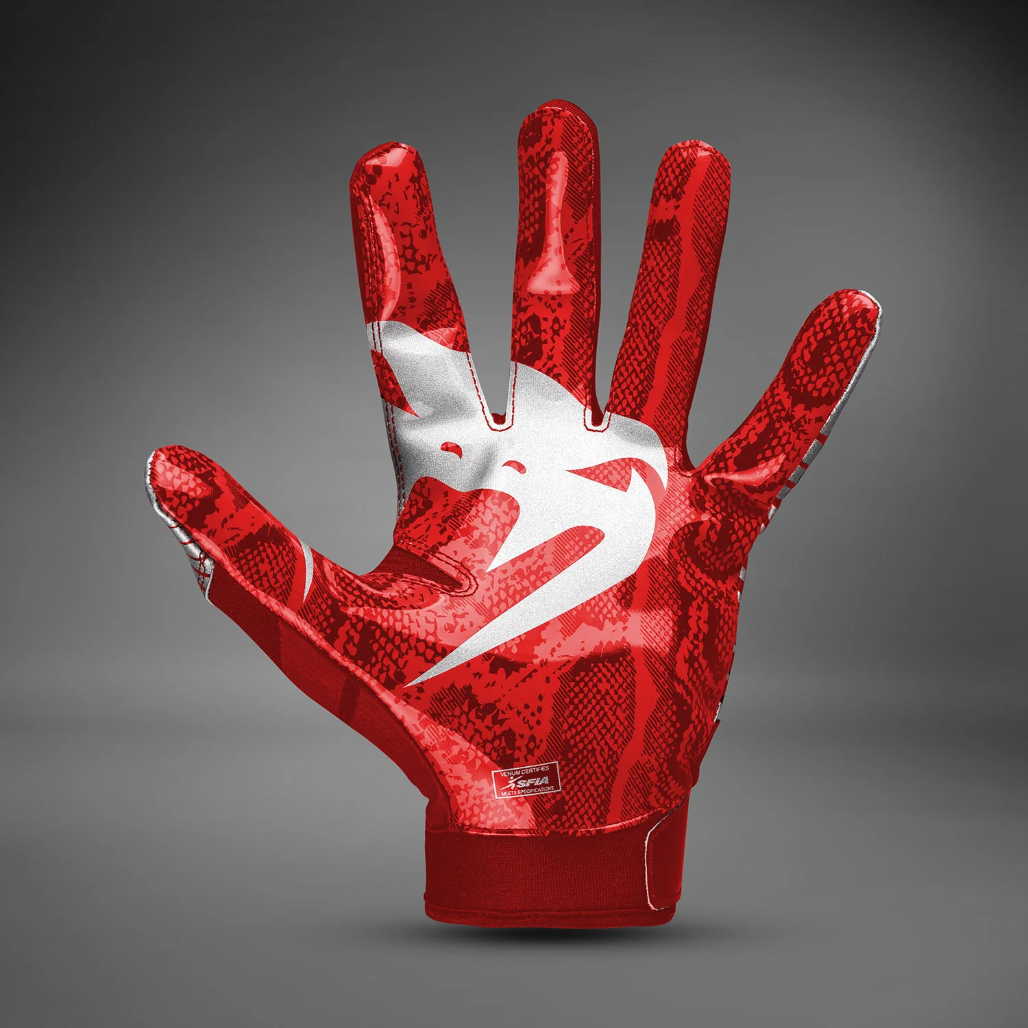 Venum Elite Guantes de Fútbol - Rojo/Plata - Image 3