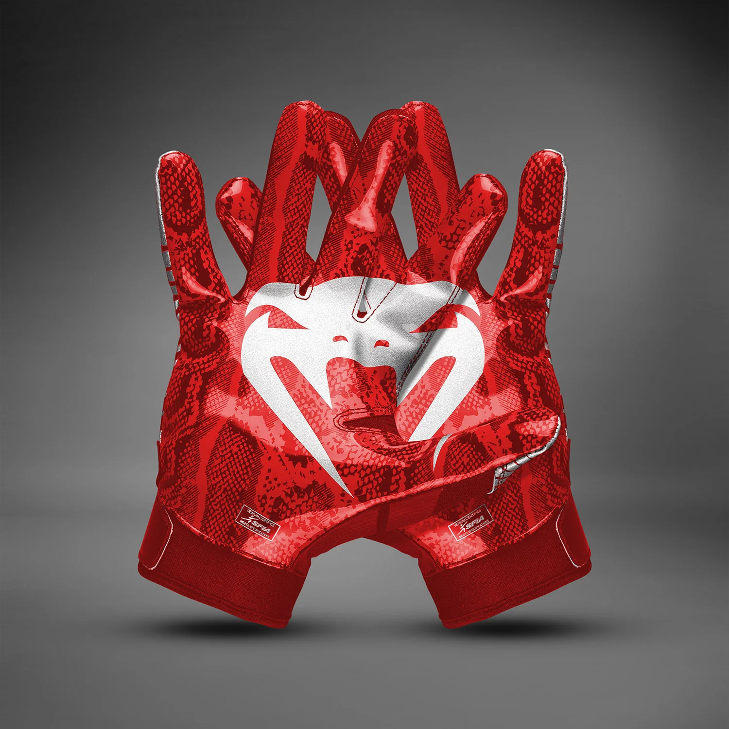 Venum Elite Guantes de Fútbol - Rojo/Plata - Image 6