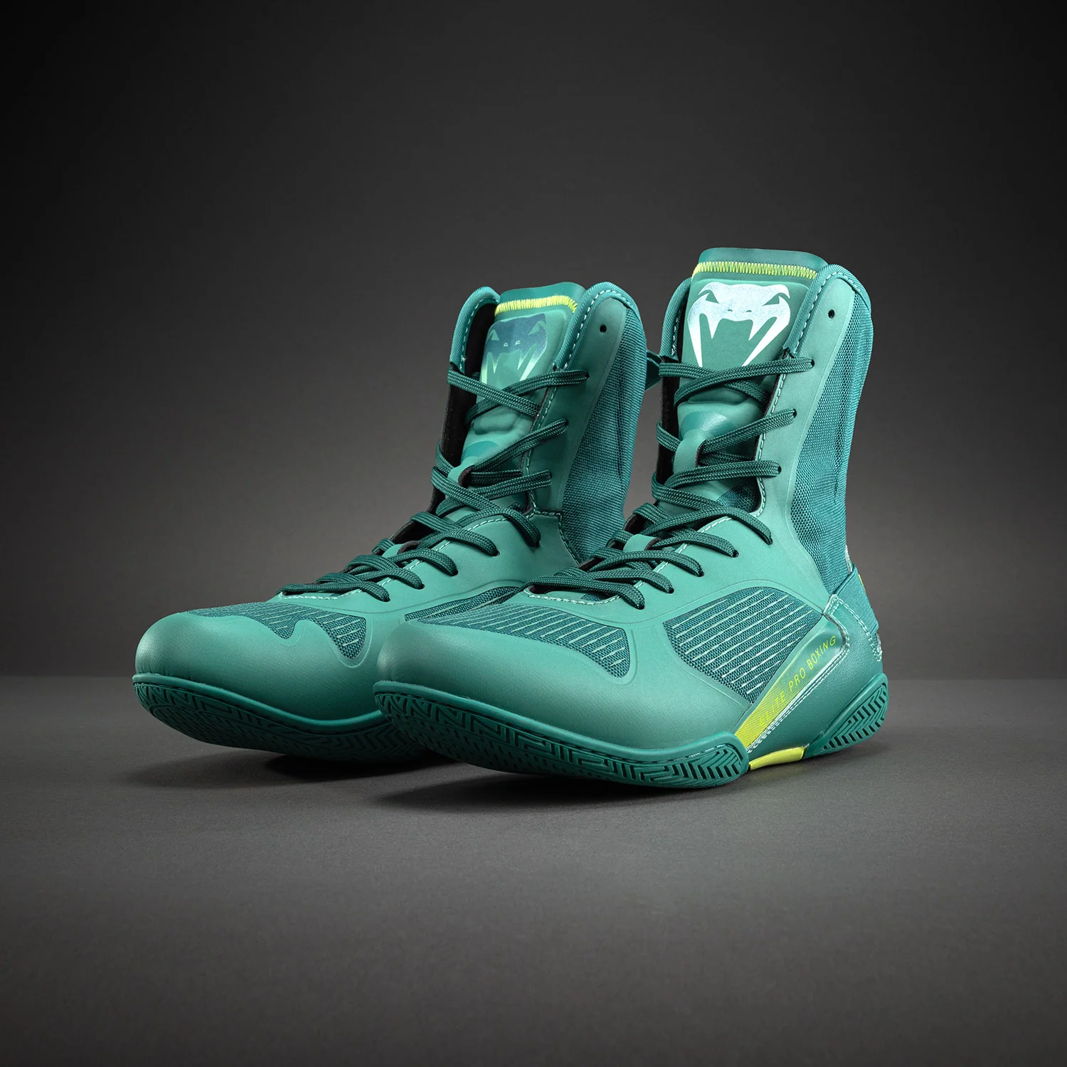 Venum Elite Neo Zapatillas de Boxeo – Verde/Amarillo Neón