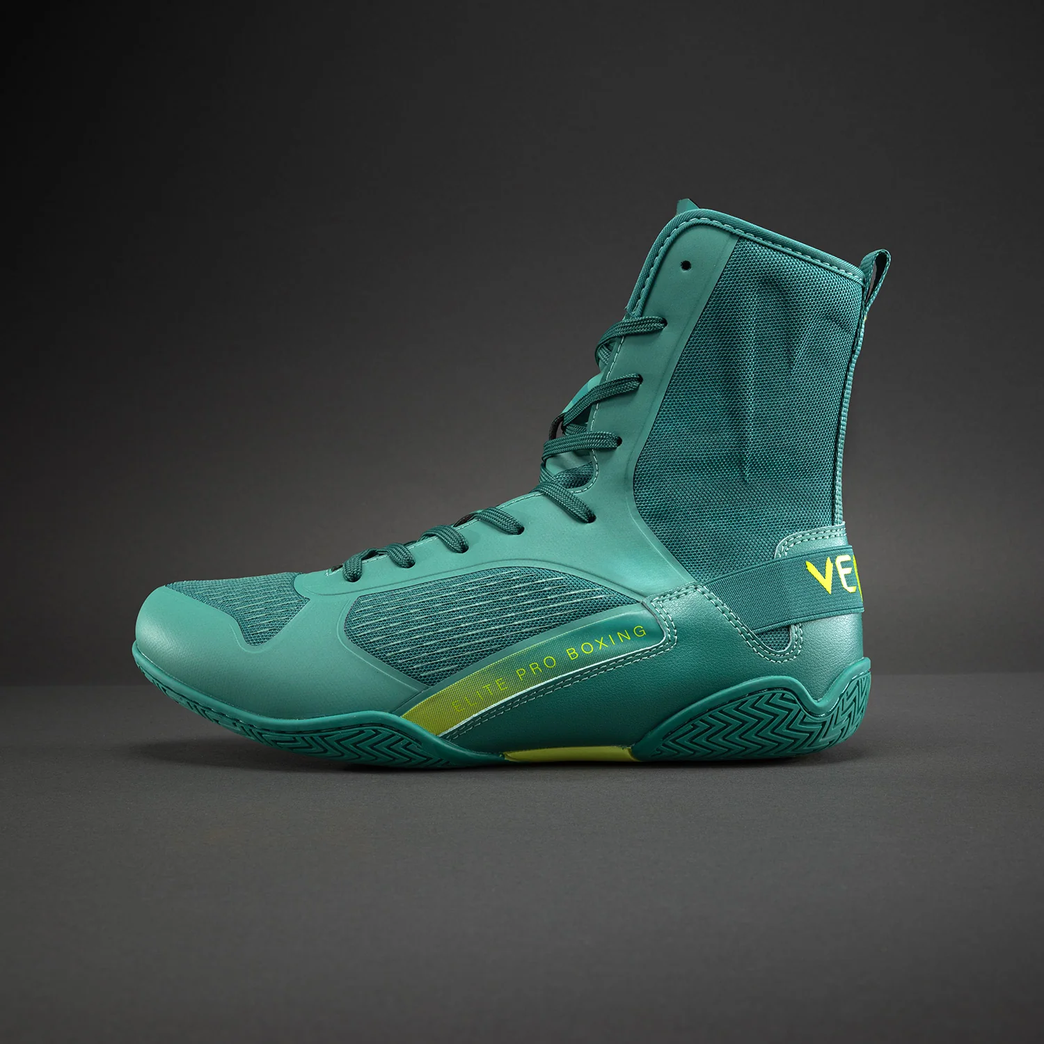 Venum Elite Neo Zapatillas de Boxeo – Verde/Amarillo Neón - Image 2