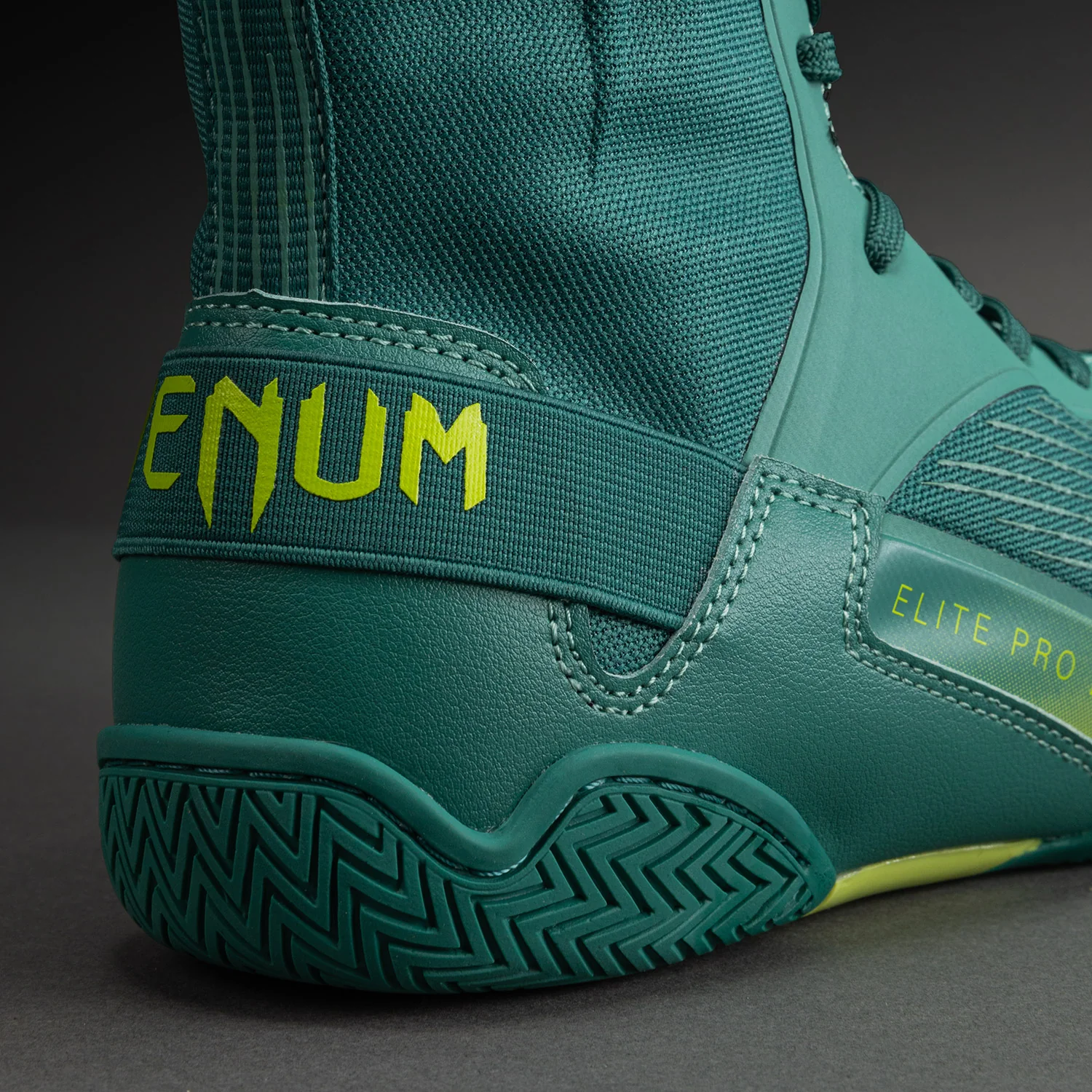 Venum Elite Neo Zapatillas de Boxeo – Verde/Amarillo Neón - Image 6