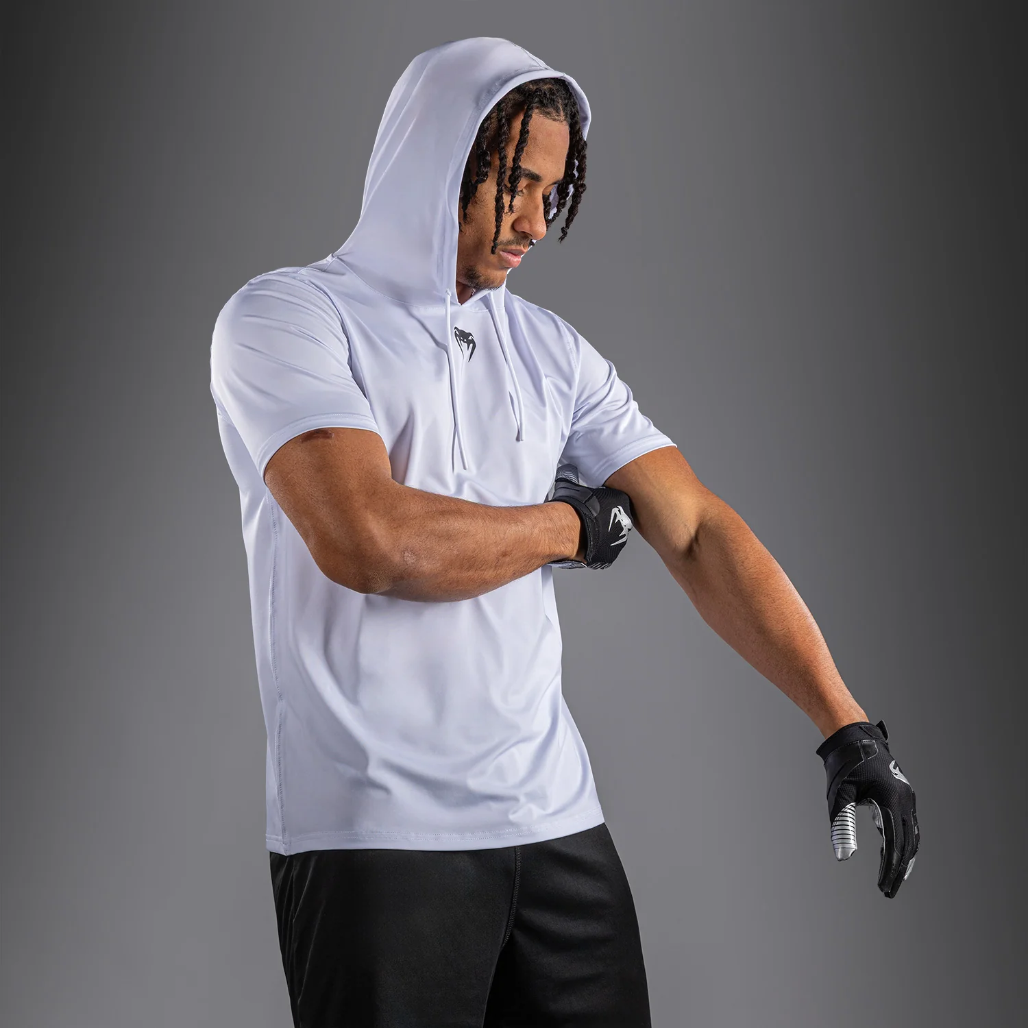Venum Elite Sudadera Dry-Tech Manga Corta - Blanco - Image 5