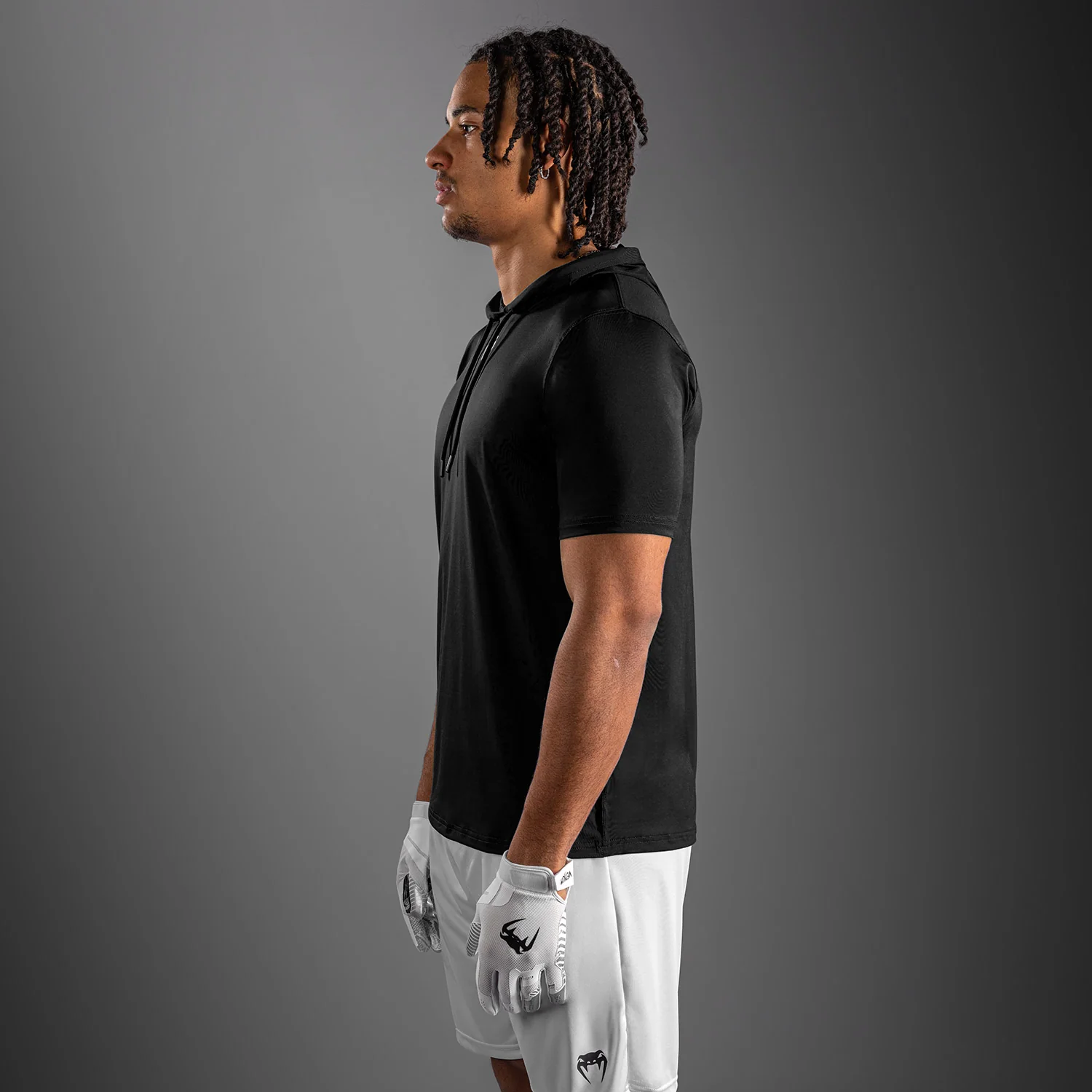 Venum Elite Sudadera Dry-Tech Manga Corta - Negro - Image 4