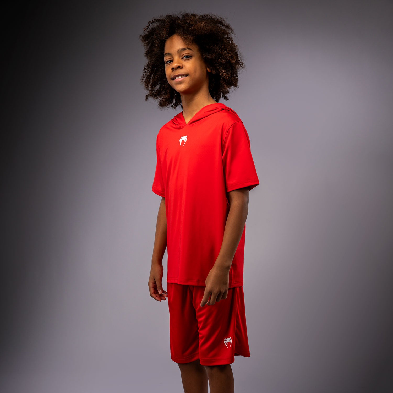 Venum Elite Sudadera Dry-Tech Manga Corta Para Niños - Rojo - Image 2