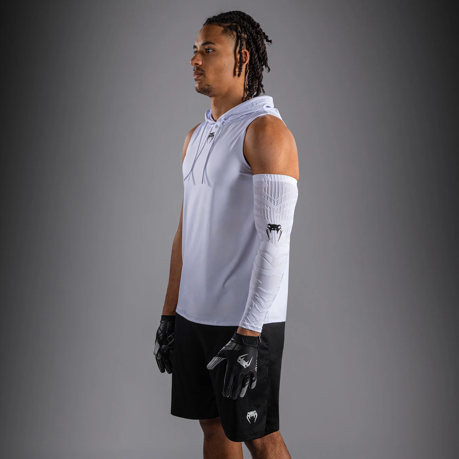 Venum Elite Sudadera Dry-Tech Sin Mangas - Blanco - Image 3