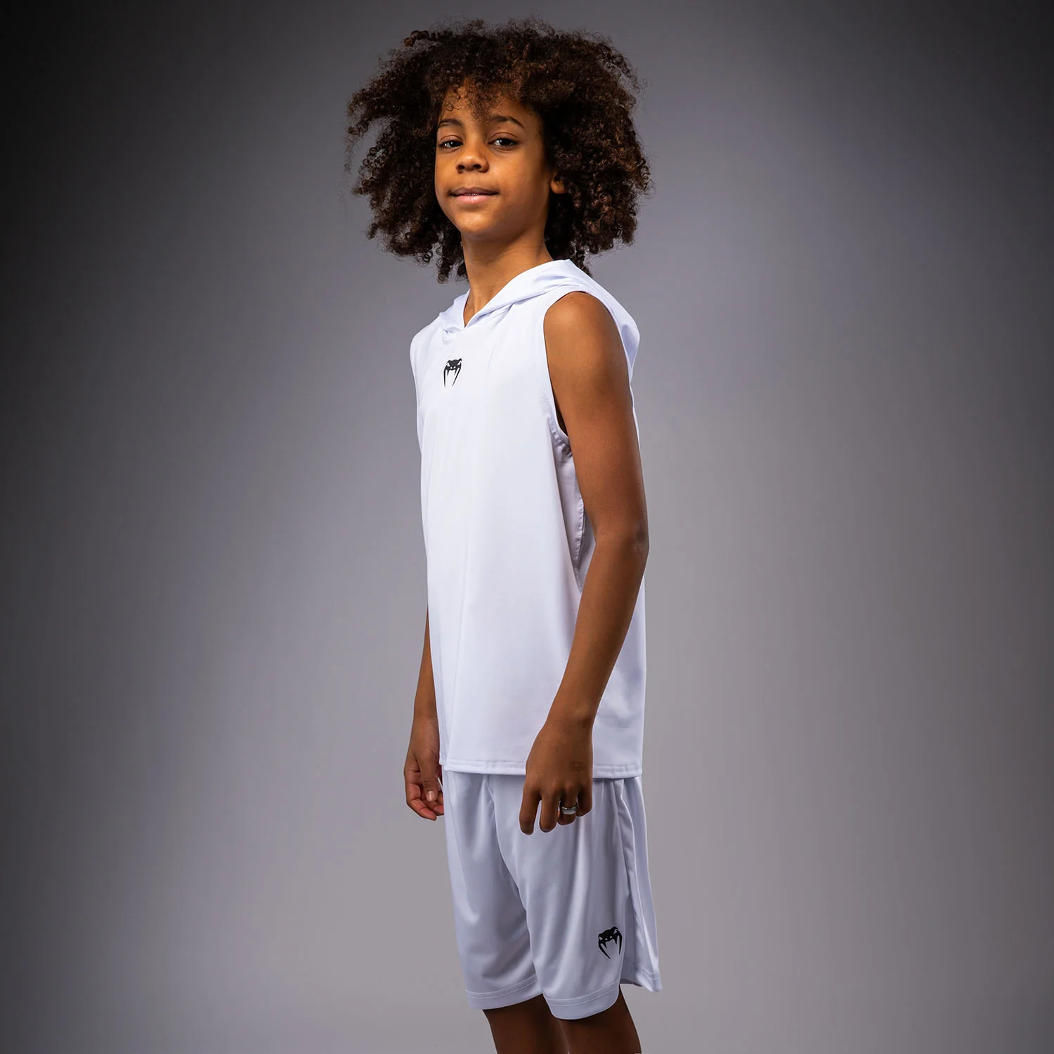 Venum Elite Sudadera Dry-Tech Sin Mangas Para Niños - Blanco - Image 2