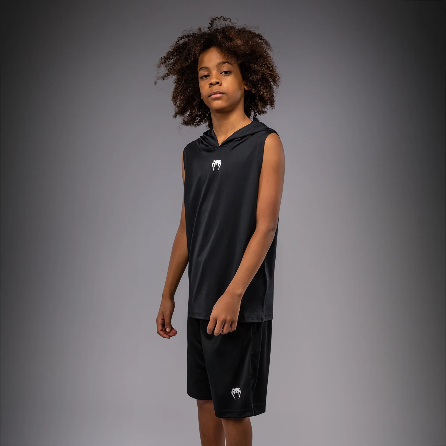 Venum Elite Sudadera Dry-Tech Sin Mangas Para Niños - Negro - Image 3