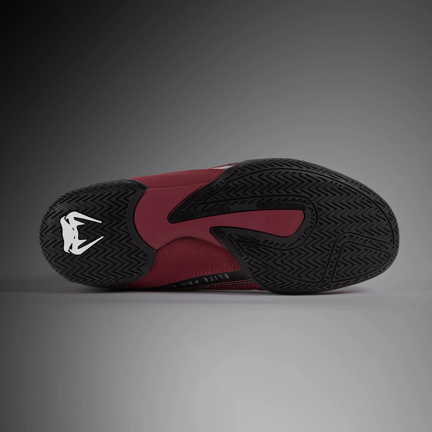 Venum Elite Zapatillas de Boxeo - Burdeos/Plata - Image 5