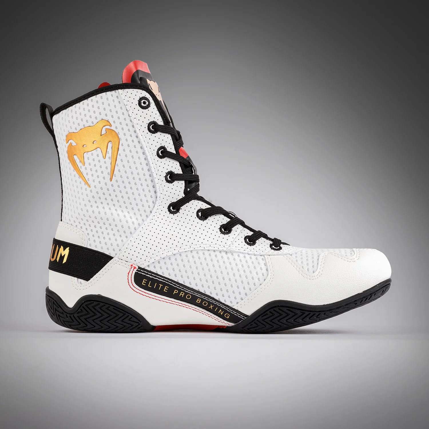 Venum Elite Zapatillas de Boxeo - Hielo/Oro - Image 4