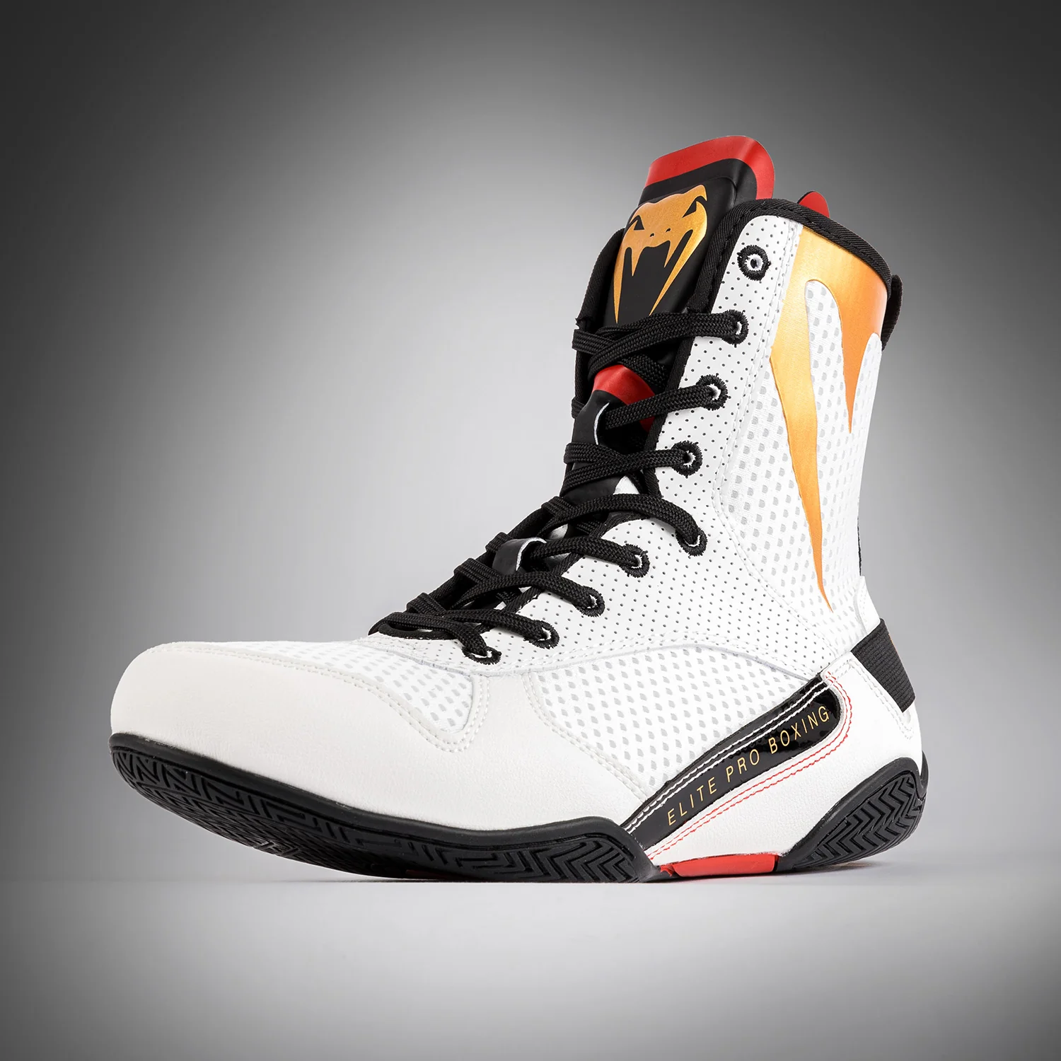 Venum Elite Zapatillas de Boxeo - Hielo/Oro - Image 5