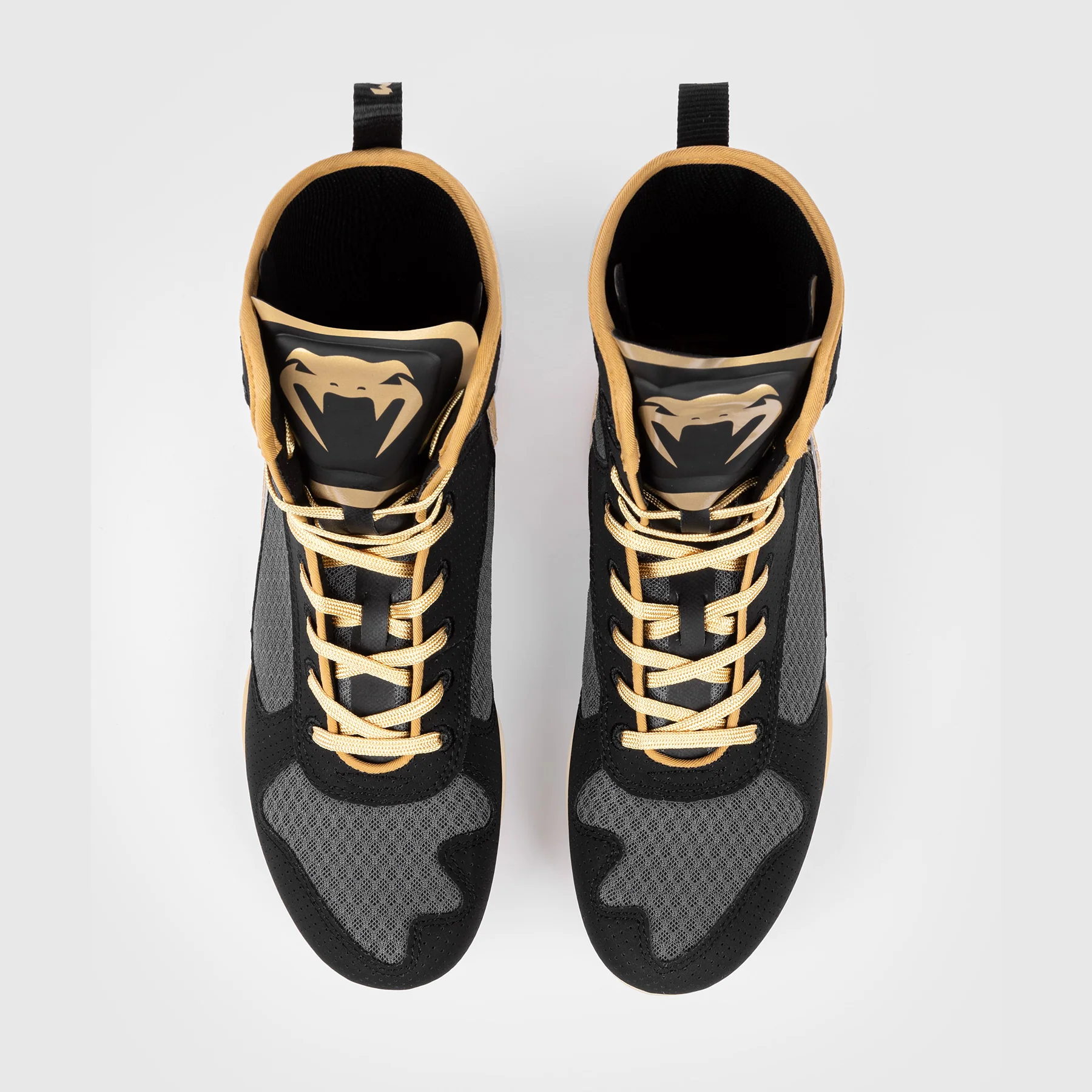 Venum Elite Zapatillas de Boxeo - Negro/Beige - Image 6