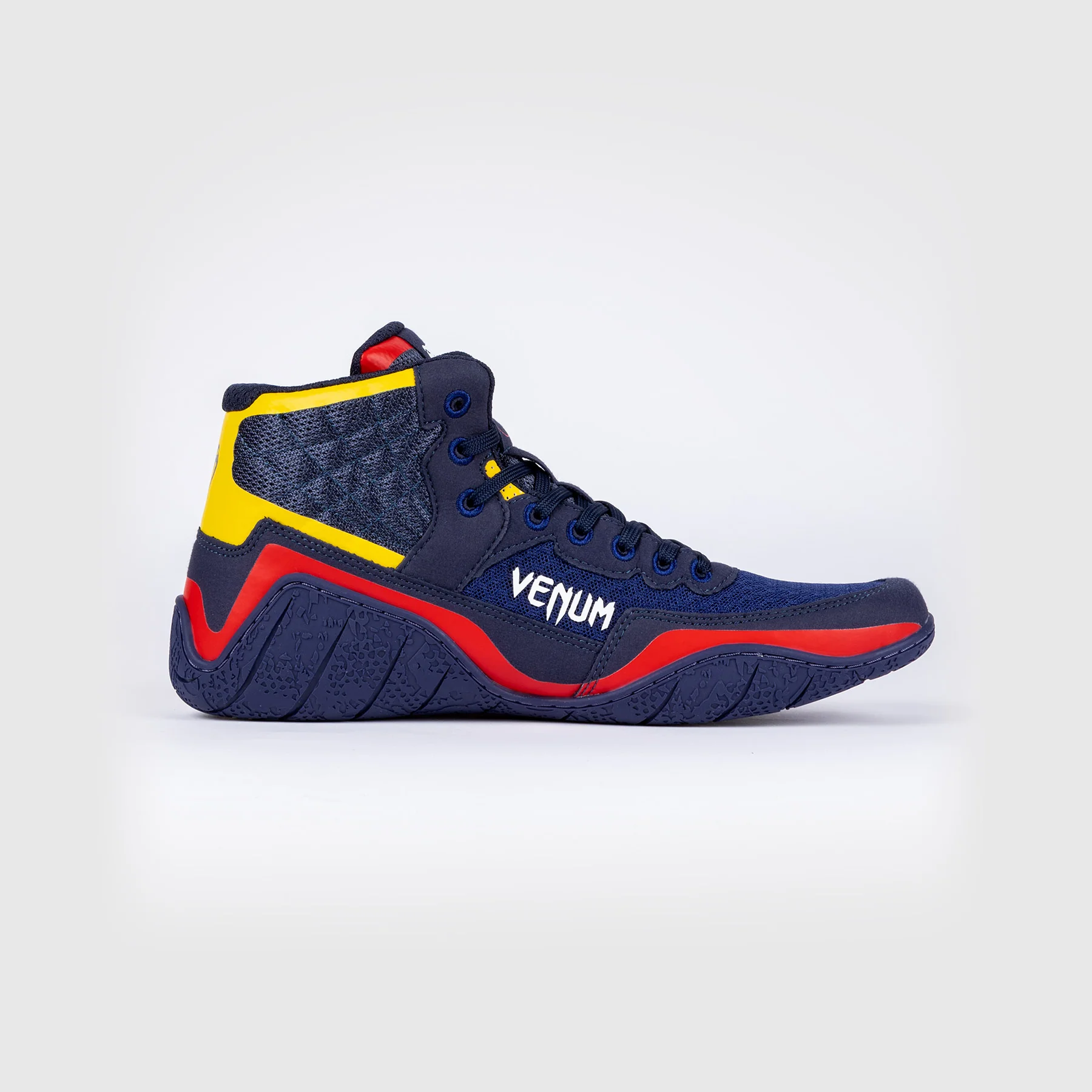Venum Elite Zapatillas de Lucha - Azul/Amarillo - Image 5