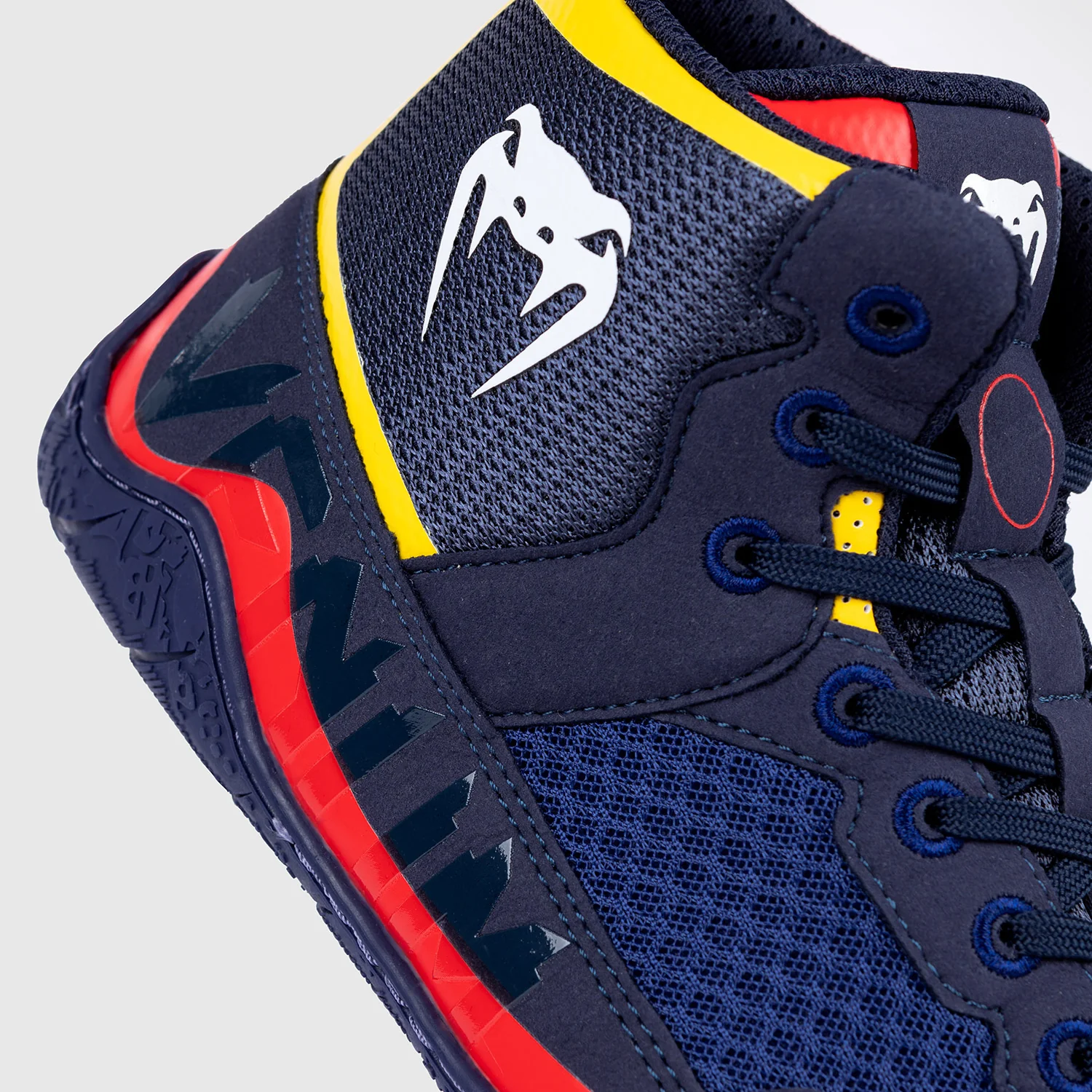 Venum Elite Zapatillas de Lucha - Azul/Amarillo - Image 9
