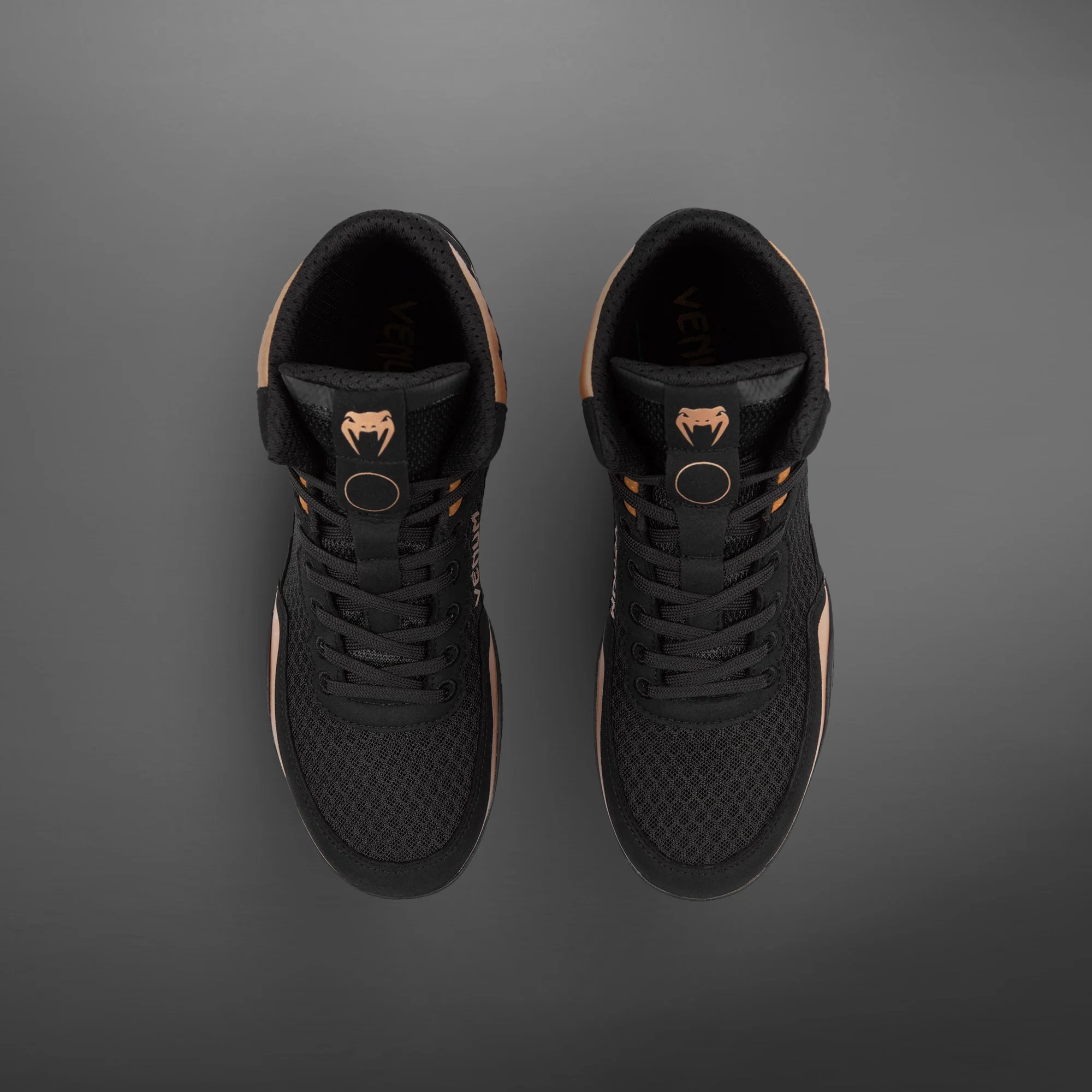 Venum Elite Zapatillas de Lucha - Negro/Bronce - Image 7