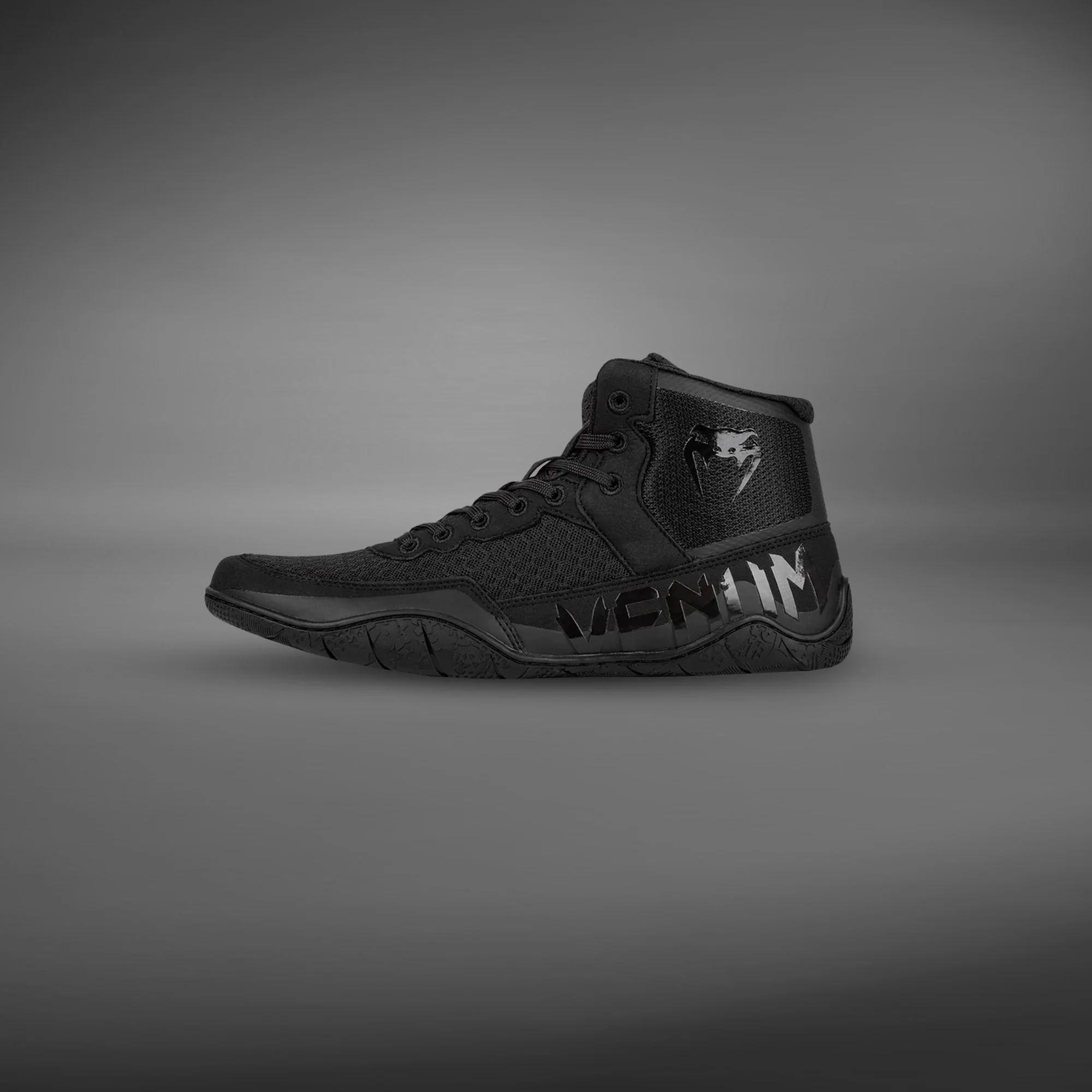 Venum Elite Zapatillas de lucha - Negro/Negro - Image 4