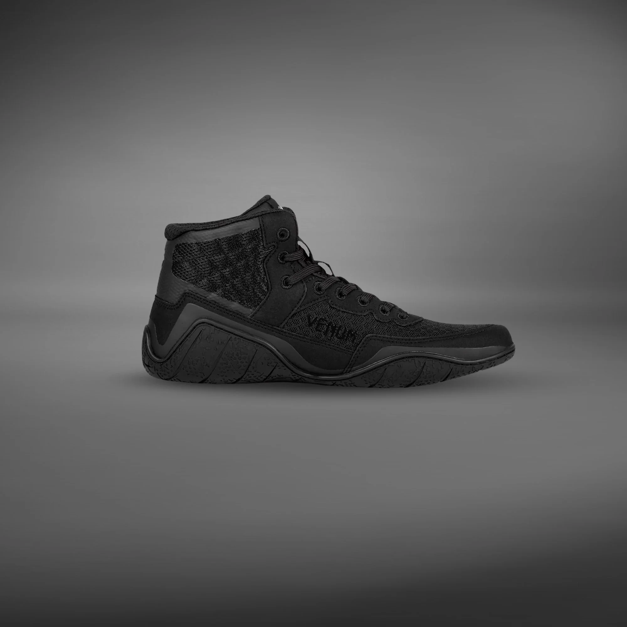 Venum Elite Zapatillas de lucha - Negro/Negro - Image 5