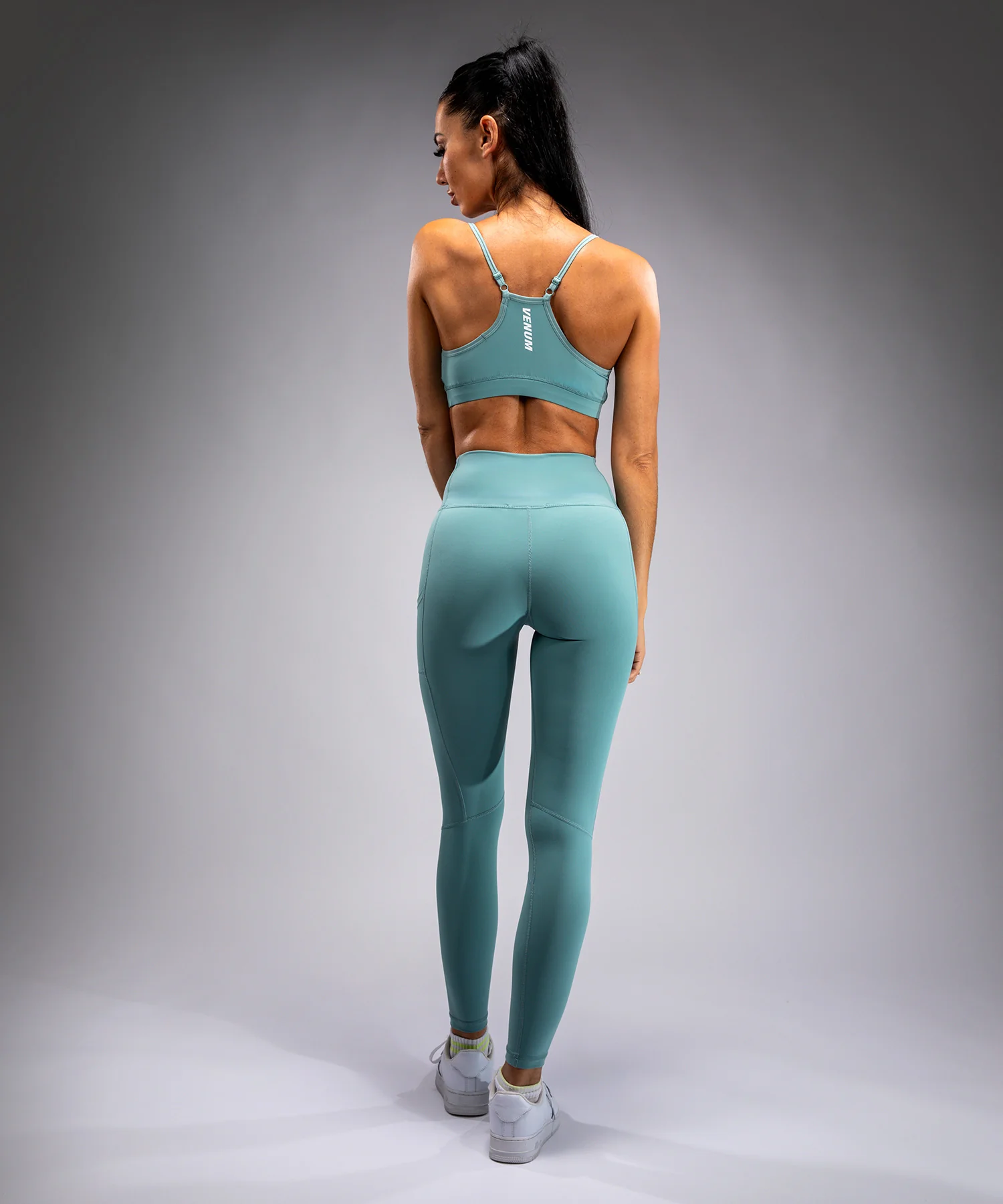 Venum Essential Leggings de Rendimiento es para Mujer - Verde Aqua - Image 2