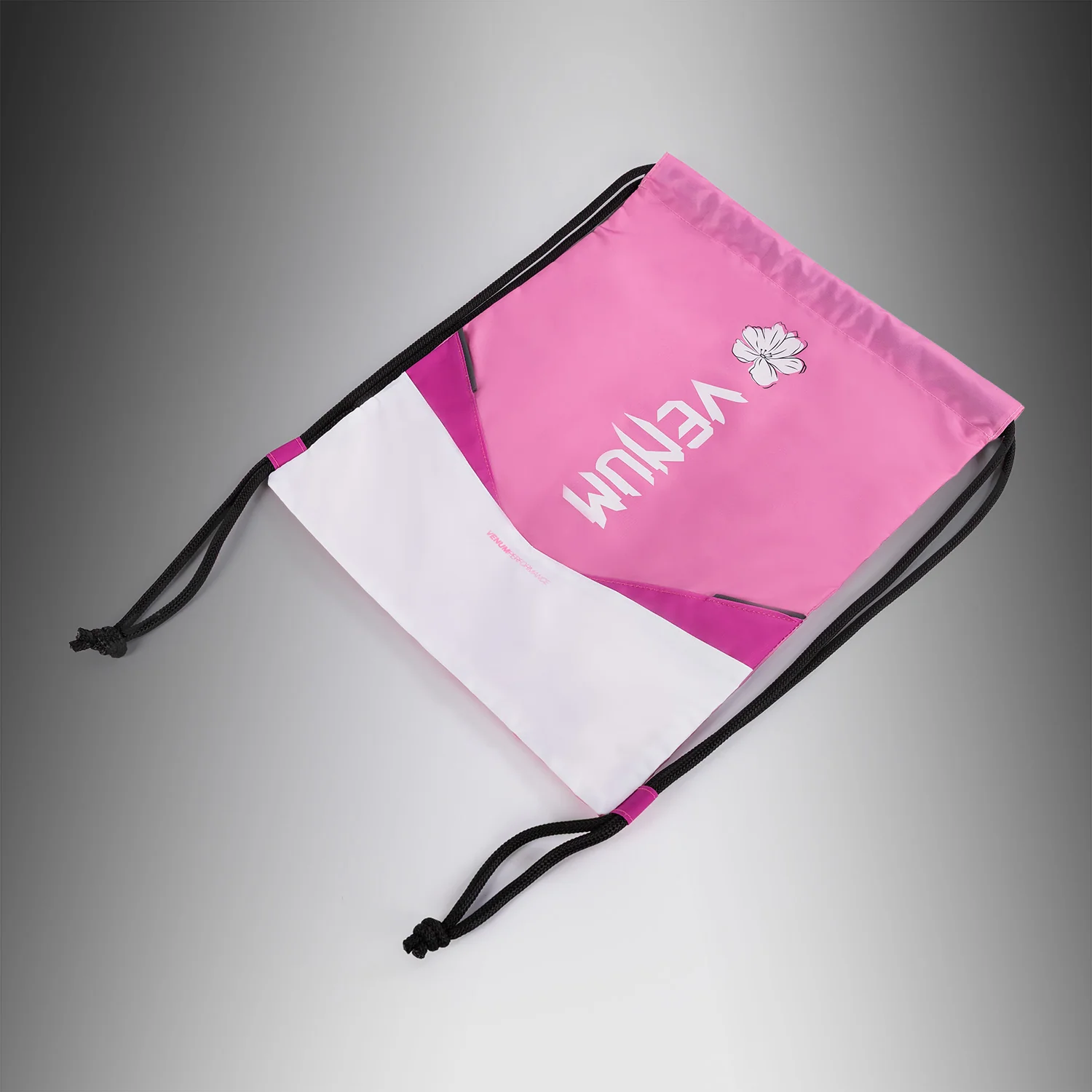 Venum Evo 2 Flower Bolsa de Cuerda (10-15L) – Rosa Caramelo/Blanco - Image 3