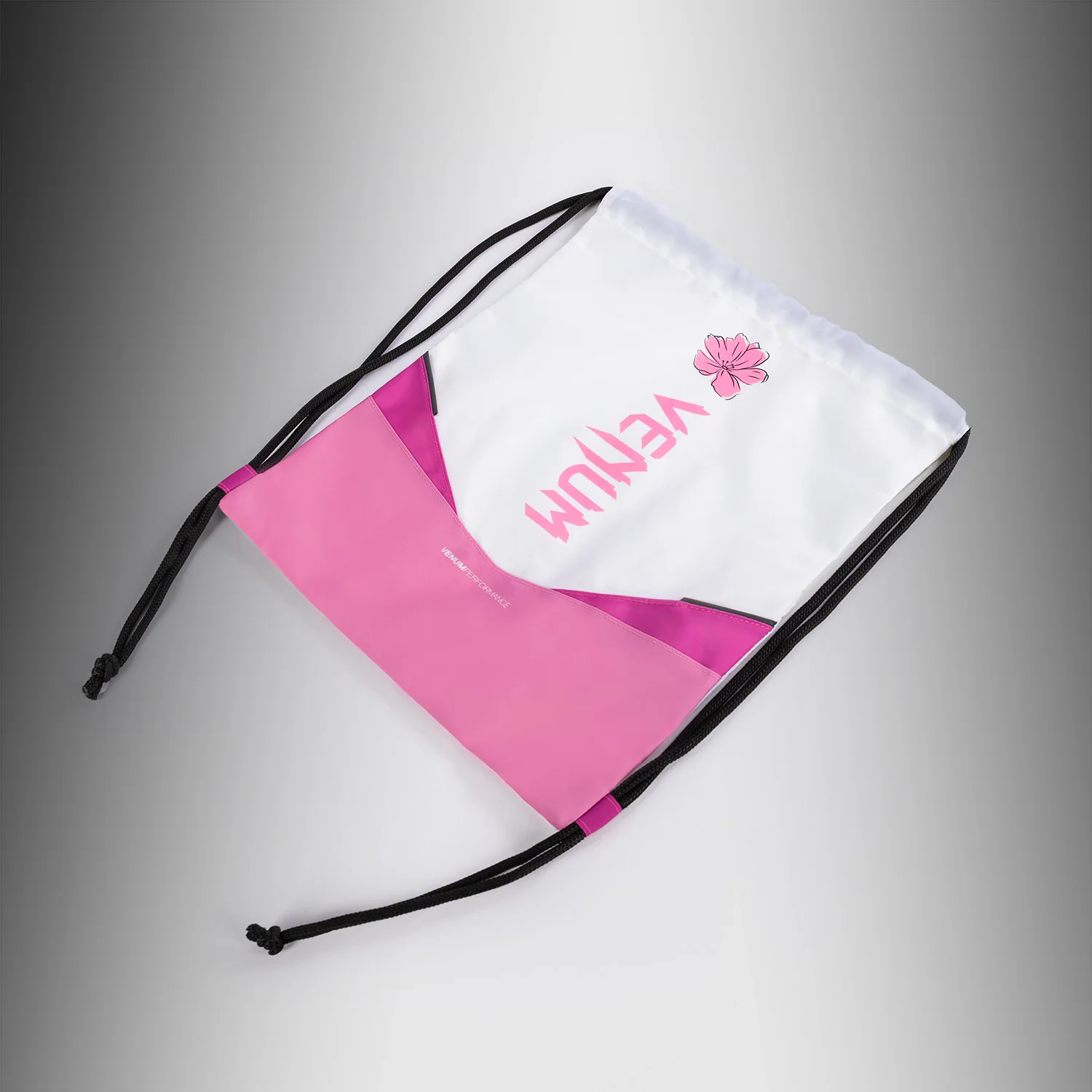 Venum Evo 2 Flower Bolsa de Cuerdas (10-15L) – Blanco/Rosa Caramelo - Image 3