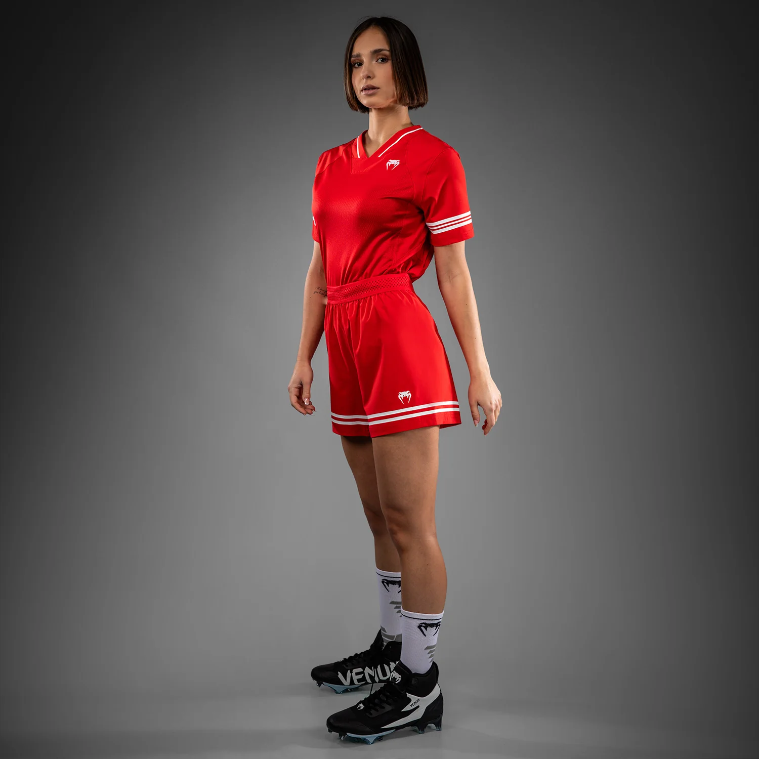 Venum Flag Football Short para Mujer - Rojo - Image 4