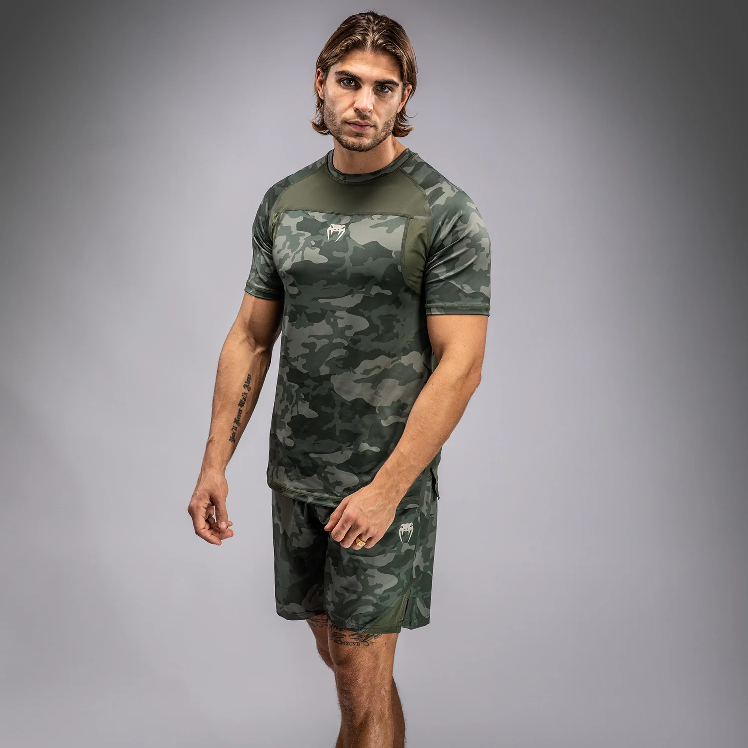 Venum G-Fit Air Camiseta Dry-Tech para Hombre - Camuflaje Militar
