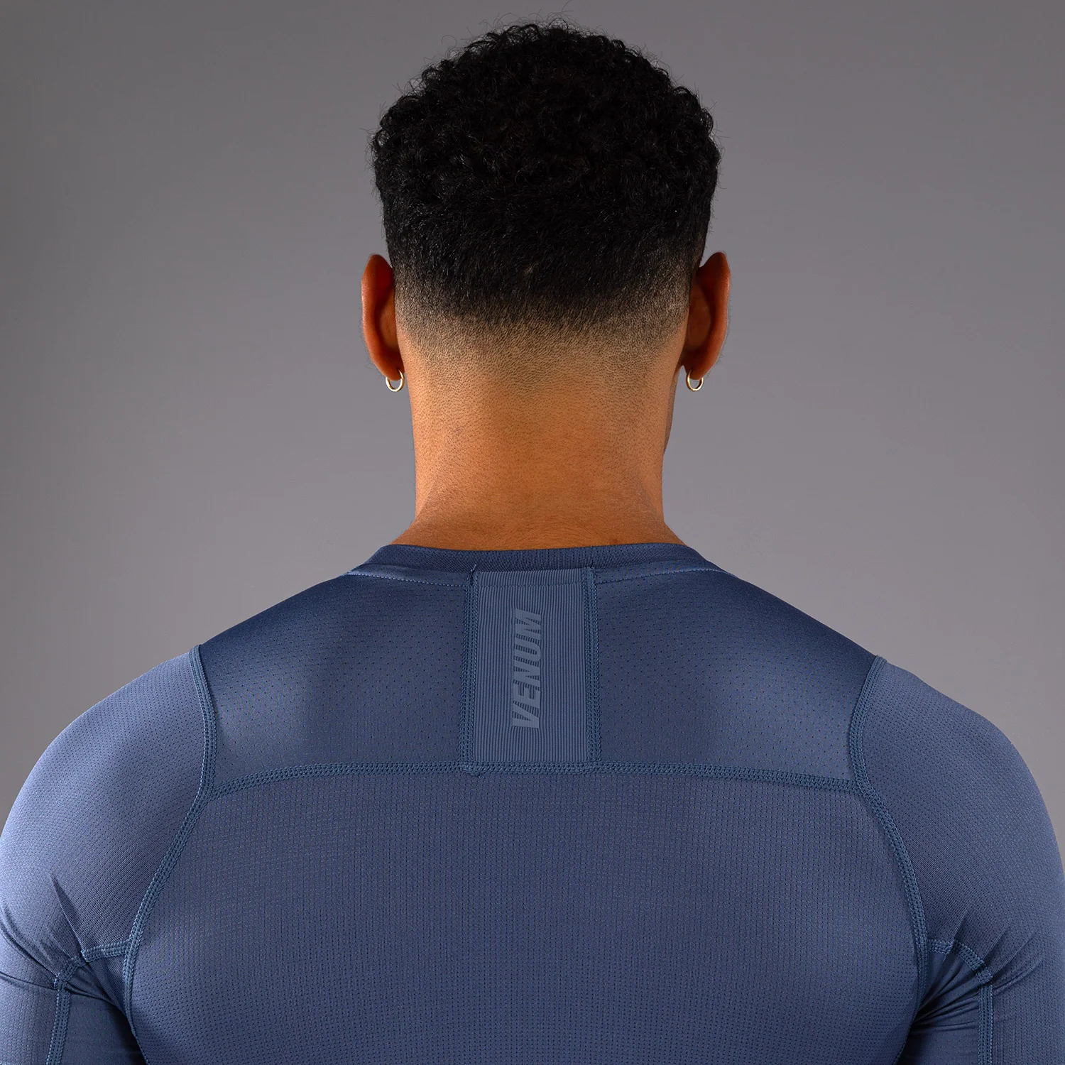 Venum G-Fit Air Rashguard de Manga Corta para Hombre - Azul Niebla - Image 5