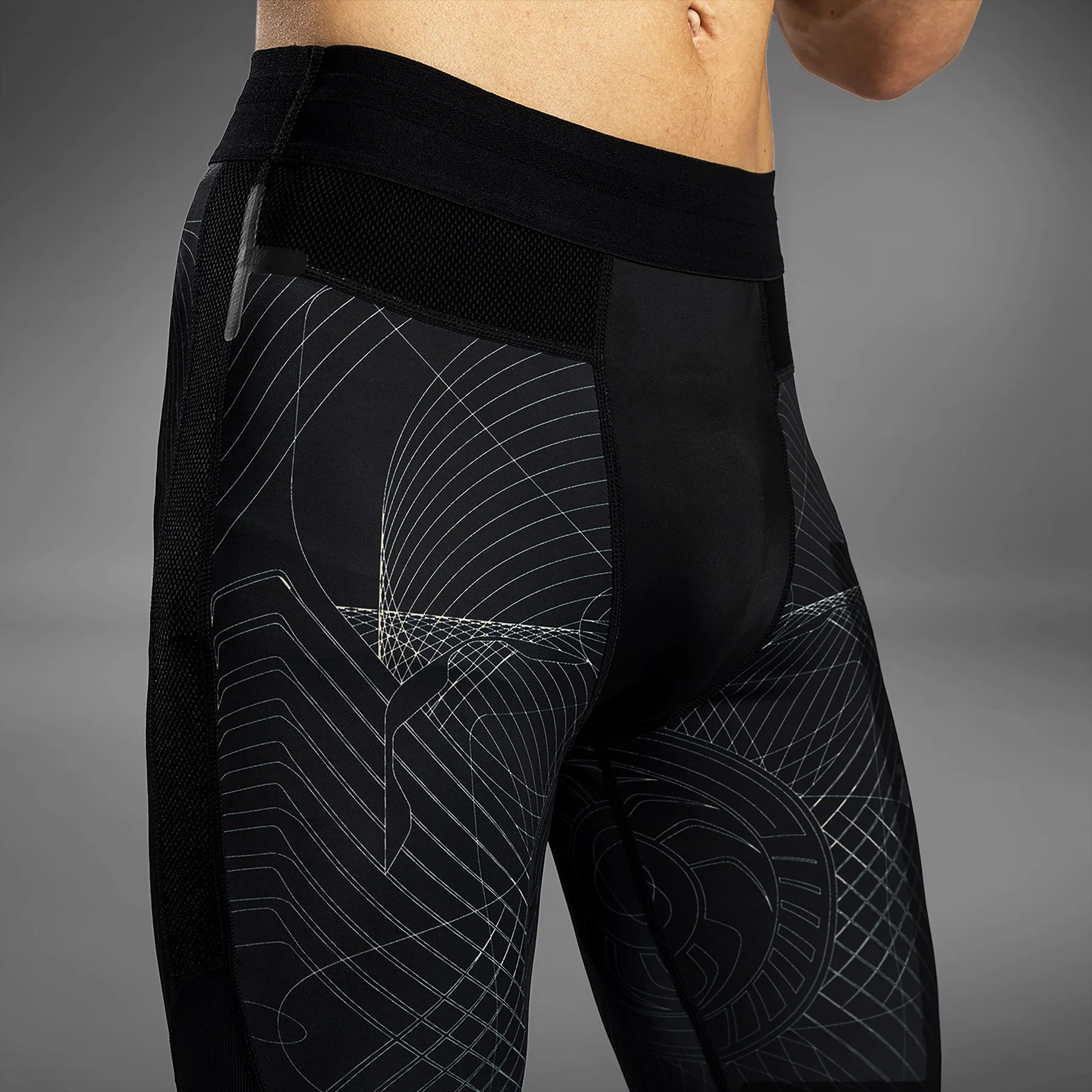 Venum G-Fit Air Spats para Hombre - Negro Profundo/Arena del desierto - Image 6