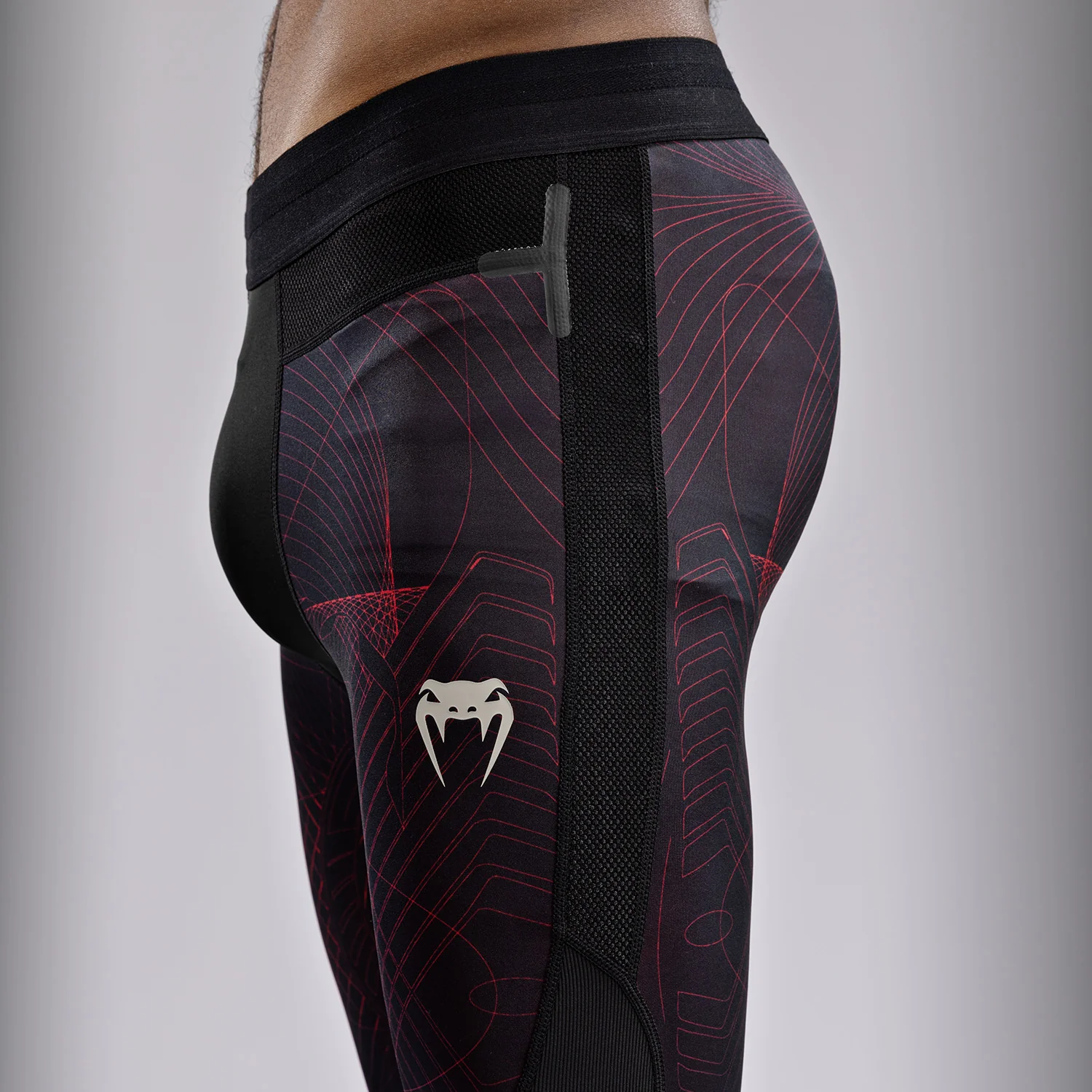 Venum G-Fit Air Spats para Hombre - Negro Profundo/Rojo Fuego - Image 7