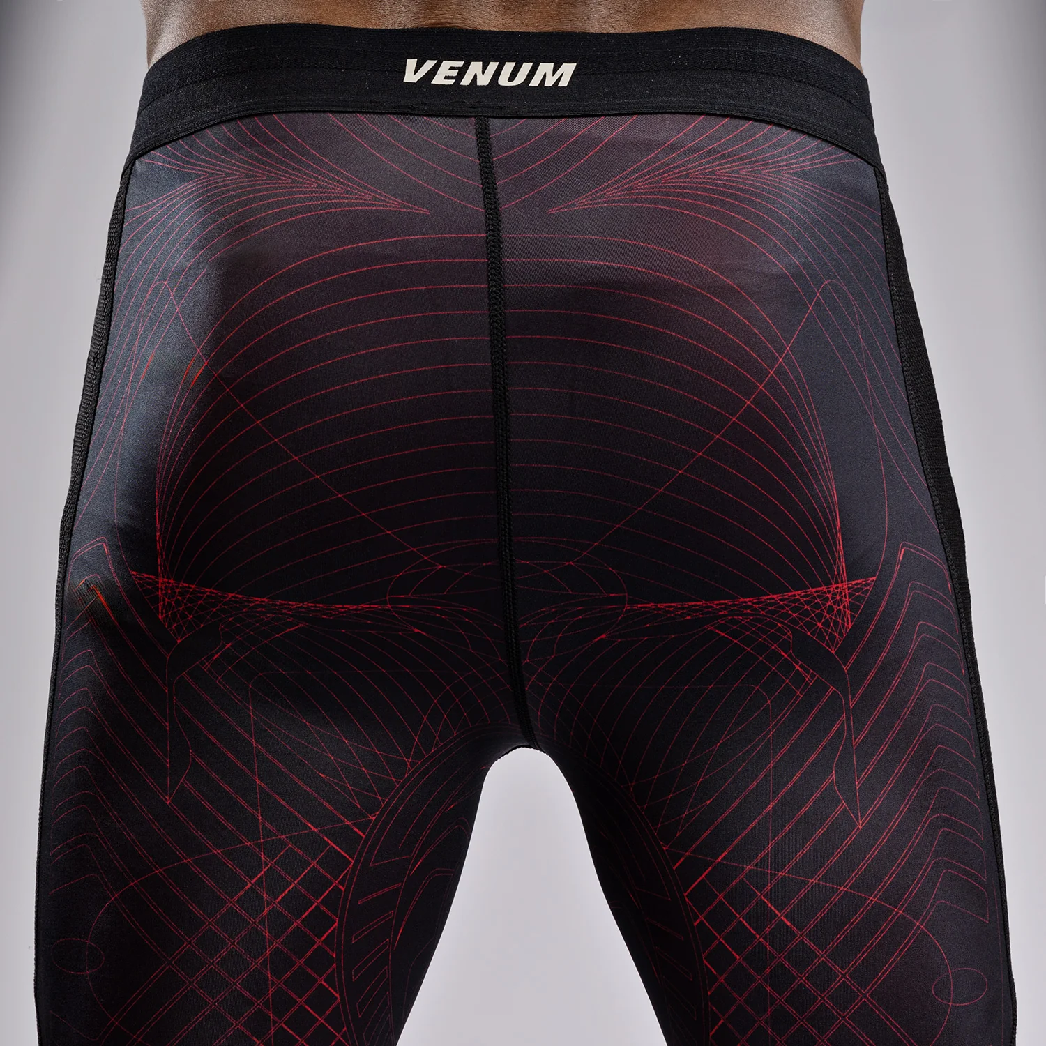 Venum G-Fit Air Spats para Hombre - Negro Profundo/Rojo Fuego - Image 8