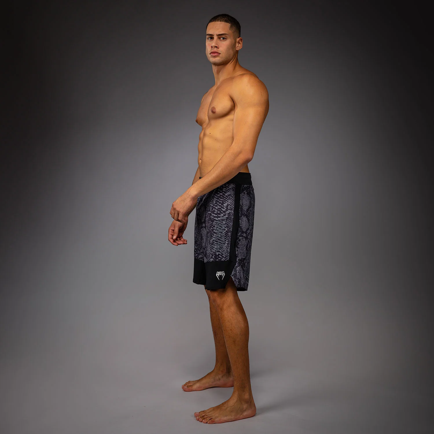 Venum G-Fit Scales Short de Combate – Negro/Gris Carbón - Image 6