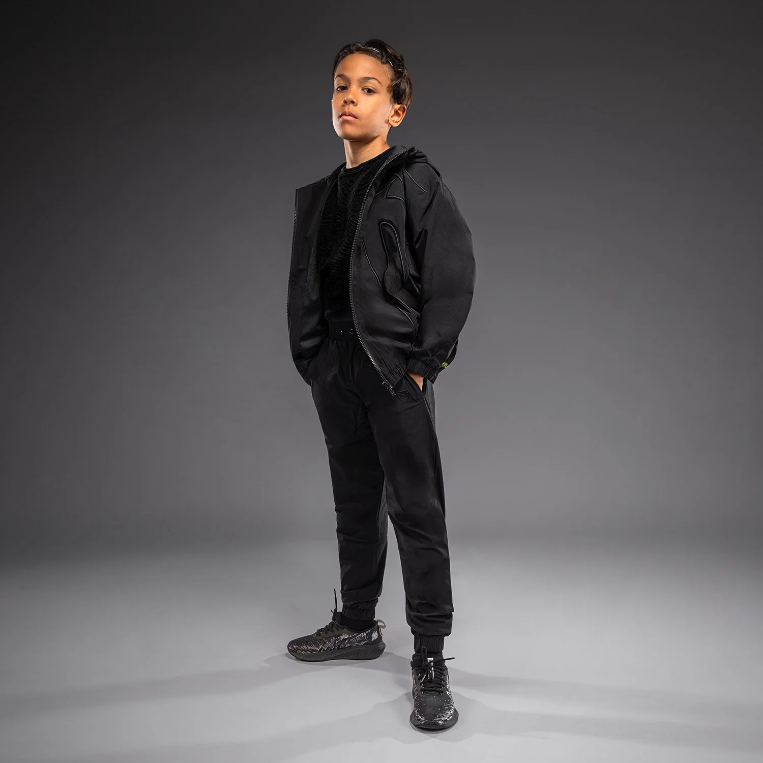 Venum Giant 3D Pantalón Jogger Para Niños – Negro - Image 5