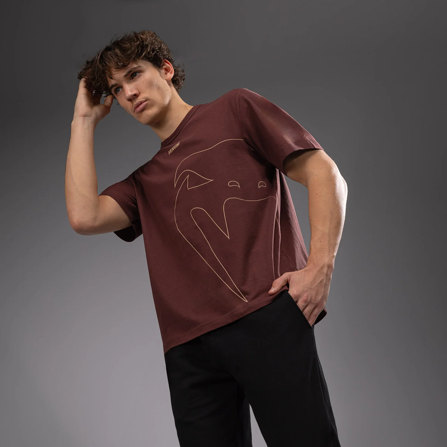 Venum Giant Connect Camiseta - Marrón chocolate - Image 2
