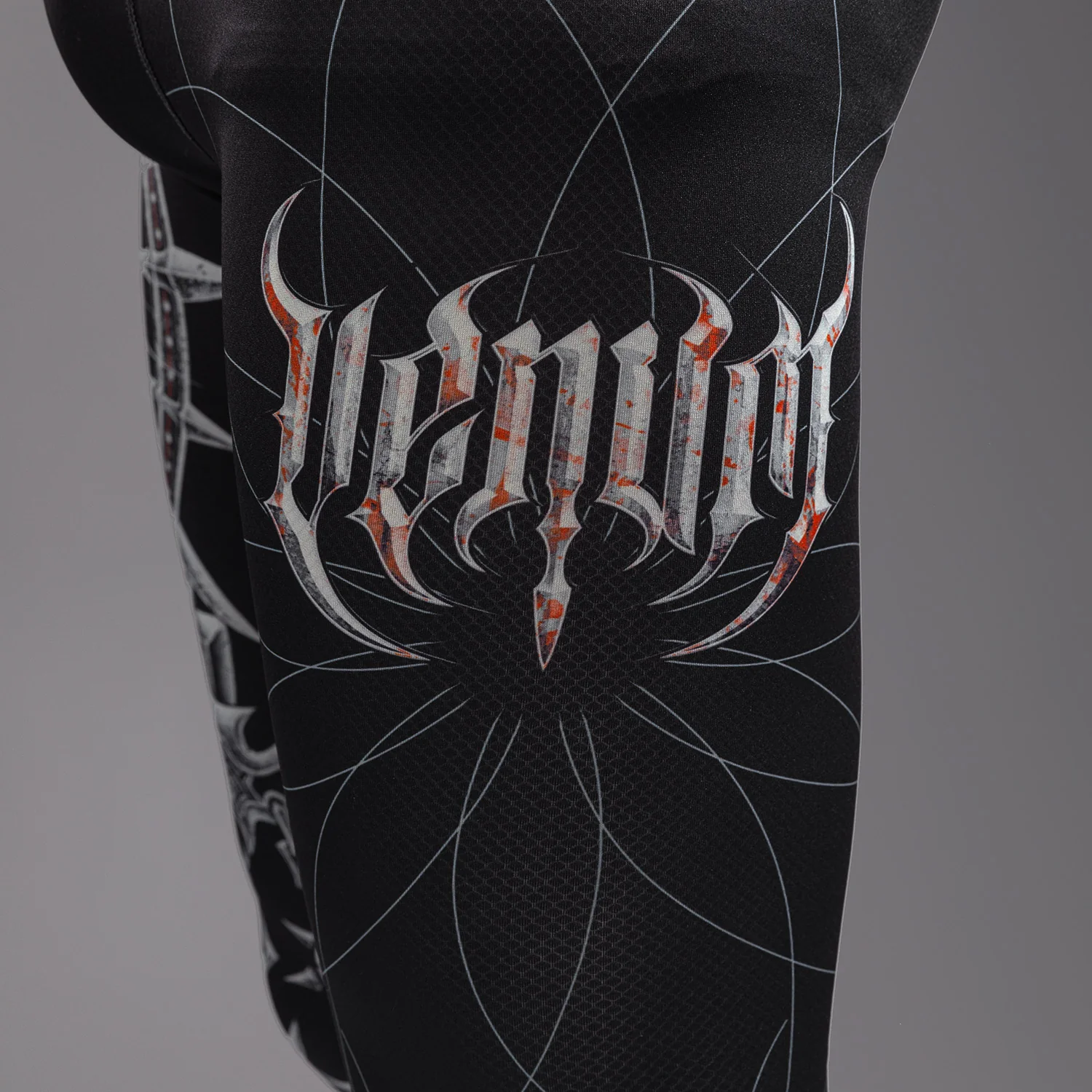 Venum Gladiator 5.0 Mallas Para Hombres - Negro/Plata - Image 6