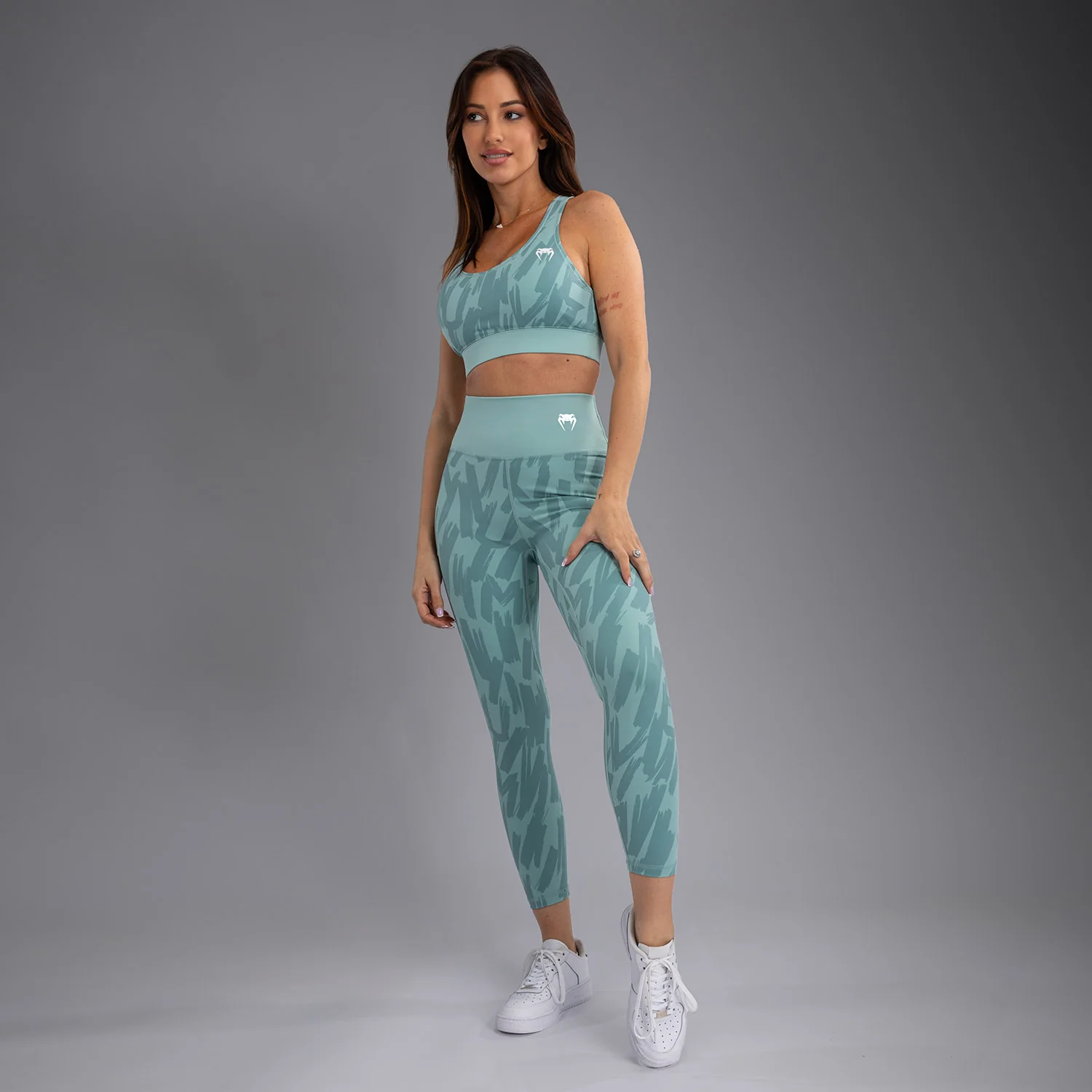 Venum Graffiti Leggings 7/8 para Mujer - Aqua - Image 2