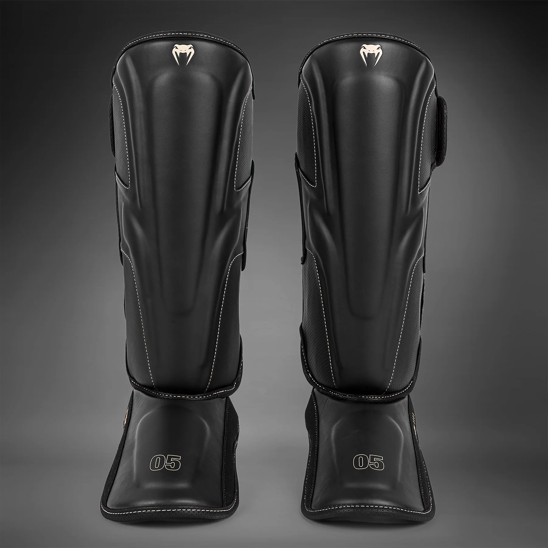 Venum Impact Evo Espinilleras - Negro