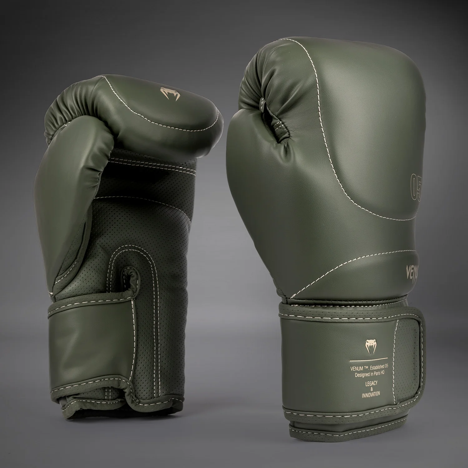 Venum Impact Evo Guantes de Boxeo - Verde Militar