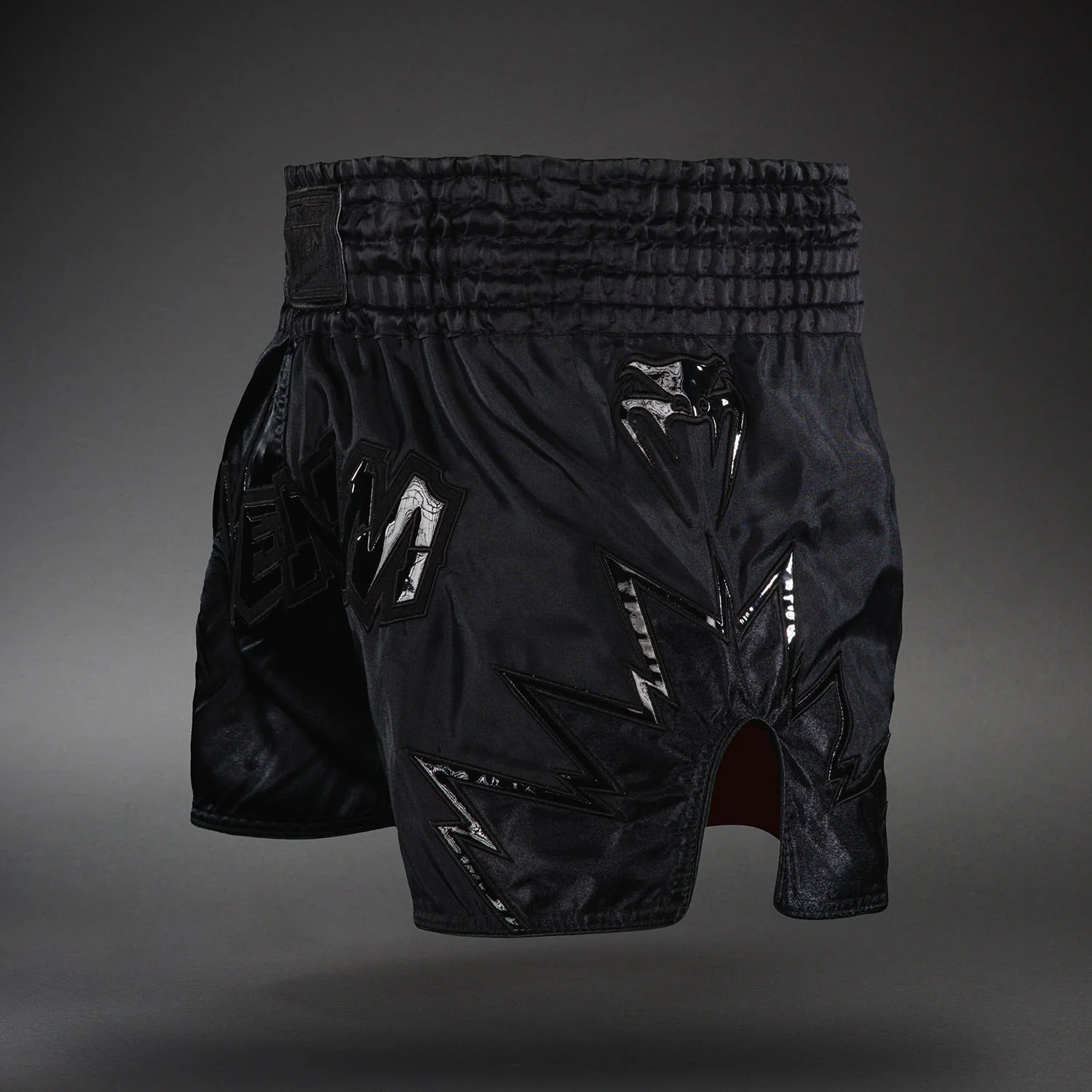 Venum Inferno 2.0 Pantalones Cortos de Muay Thai - Negro/Gris - Image 2