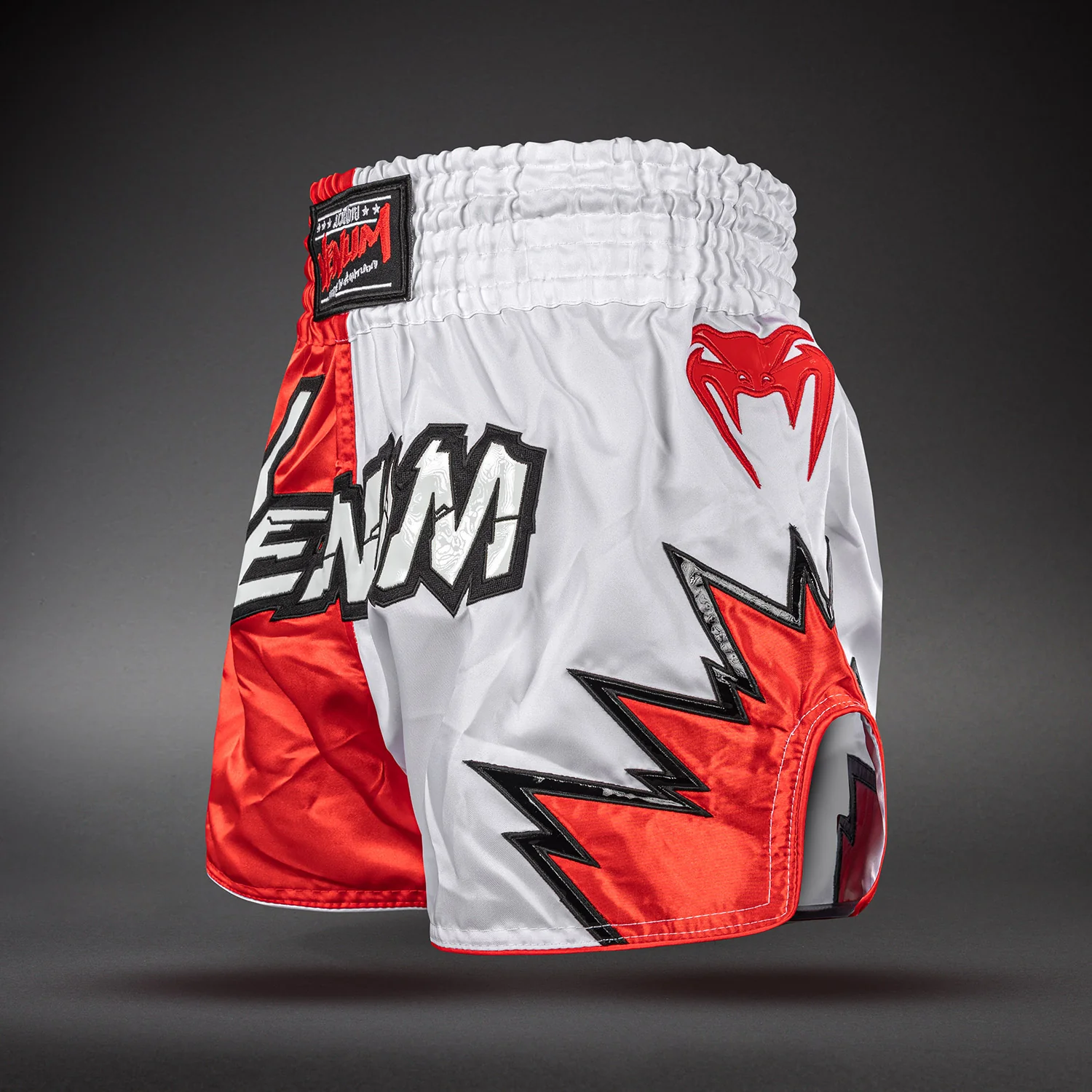 Venum Inferno 2.0 Pantalones Cortos de Muay Thai - Rojo/Blanco - Image 2