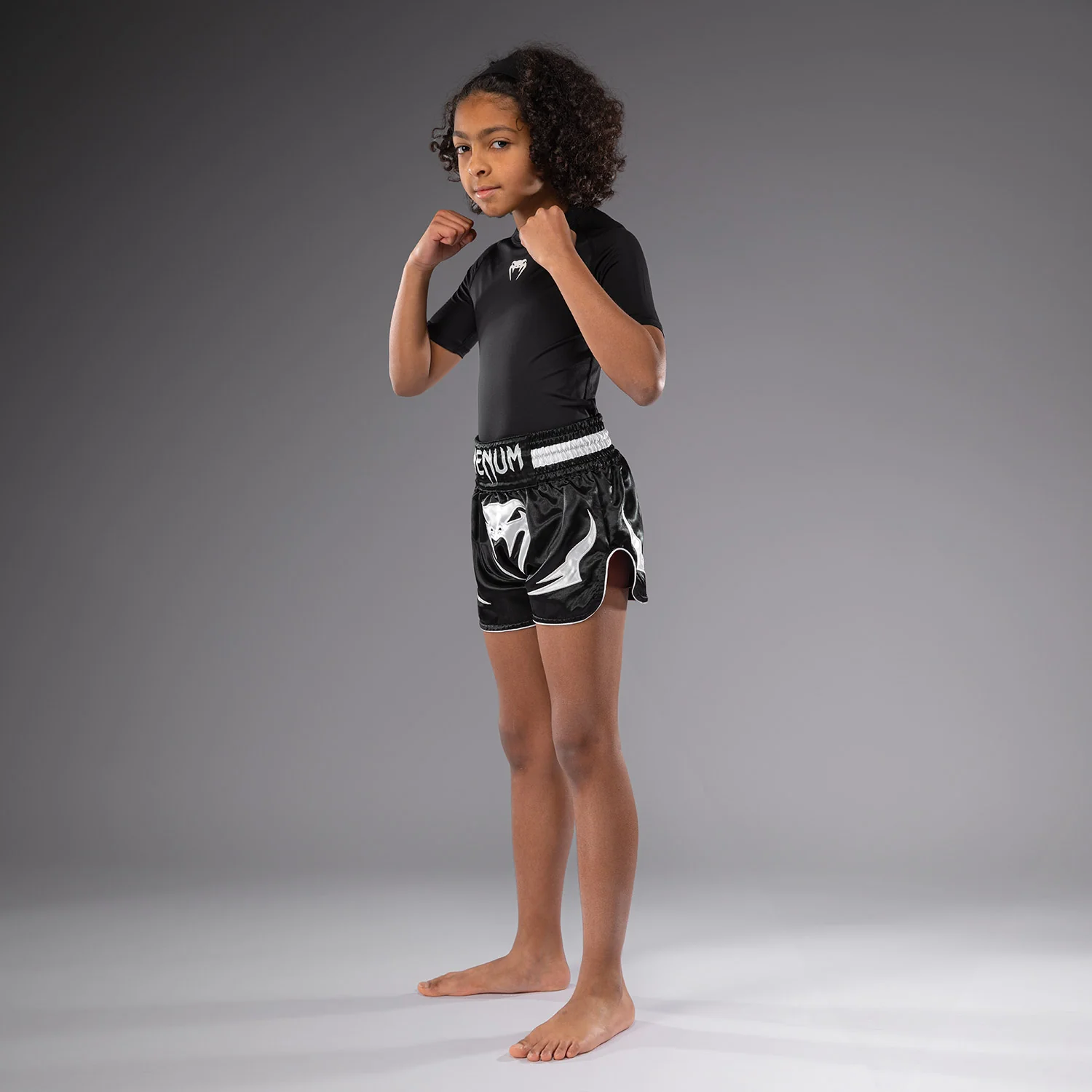 Venum Inferno Pantalones de Thai para Niños - Negro - Image 2