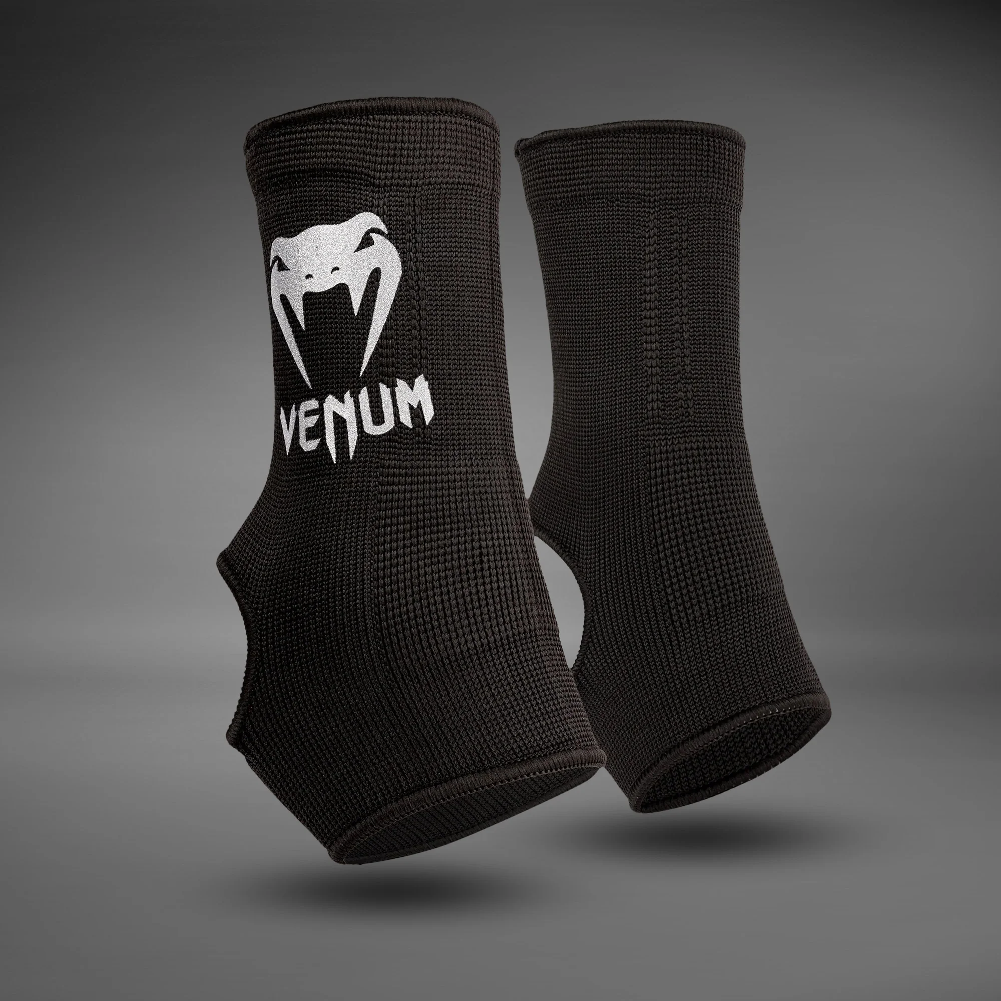 Venum Kontact Protectores de Tobillo - Negro/Plata