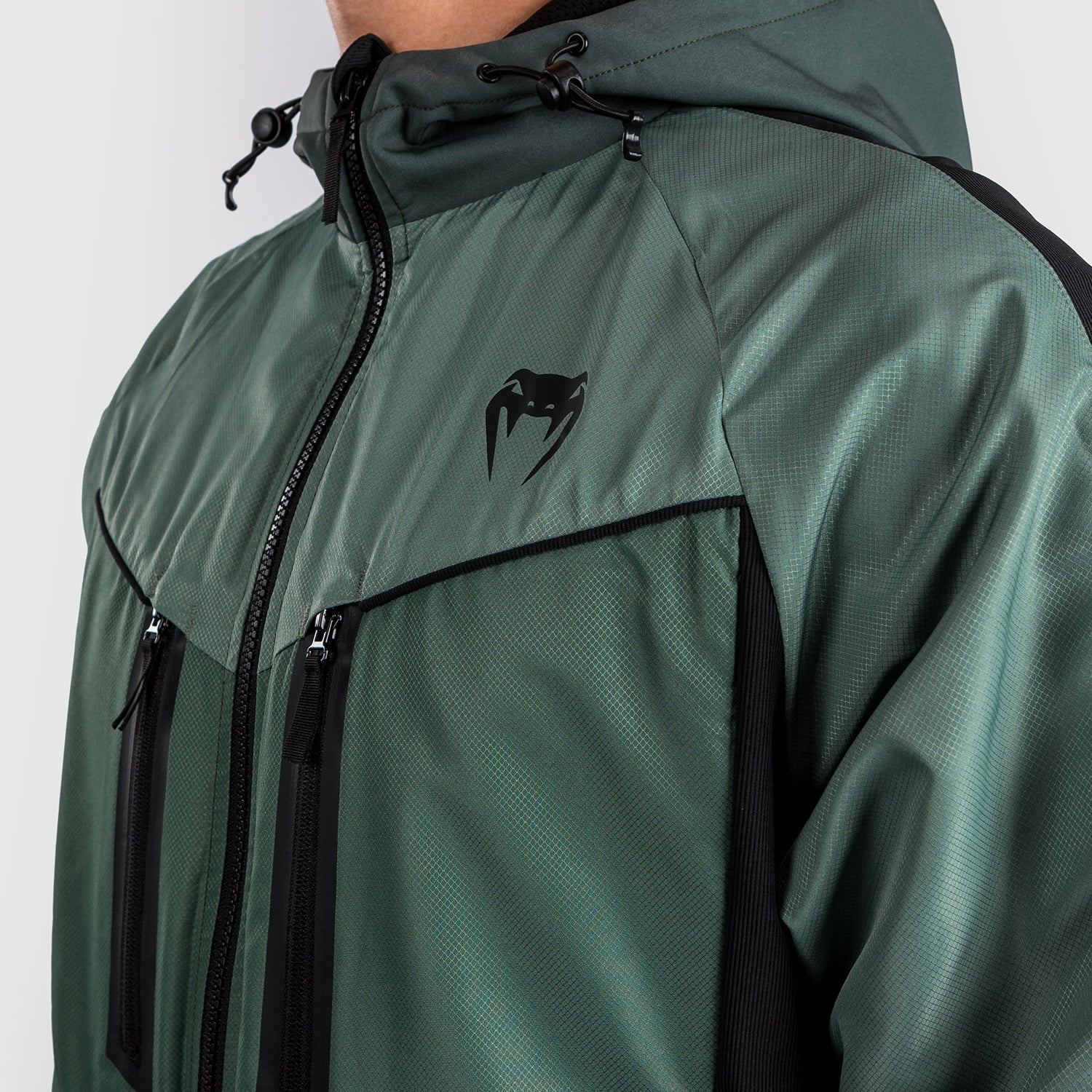 Venum Laser 3.0 Chaqueta de chándal - Negro/caqui - Image 6