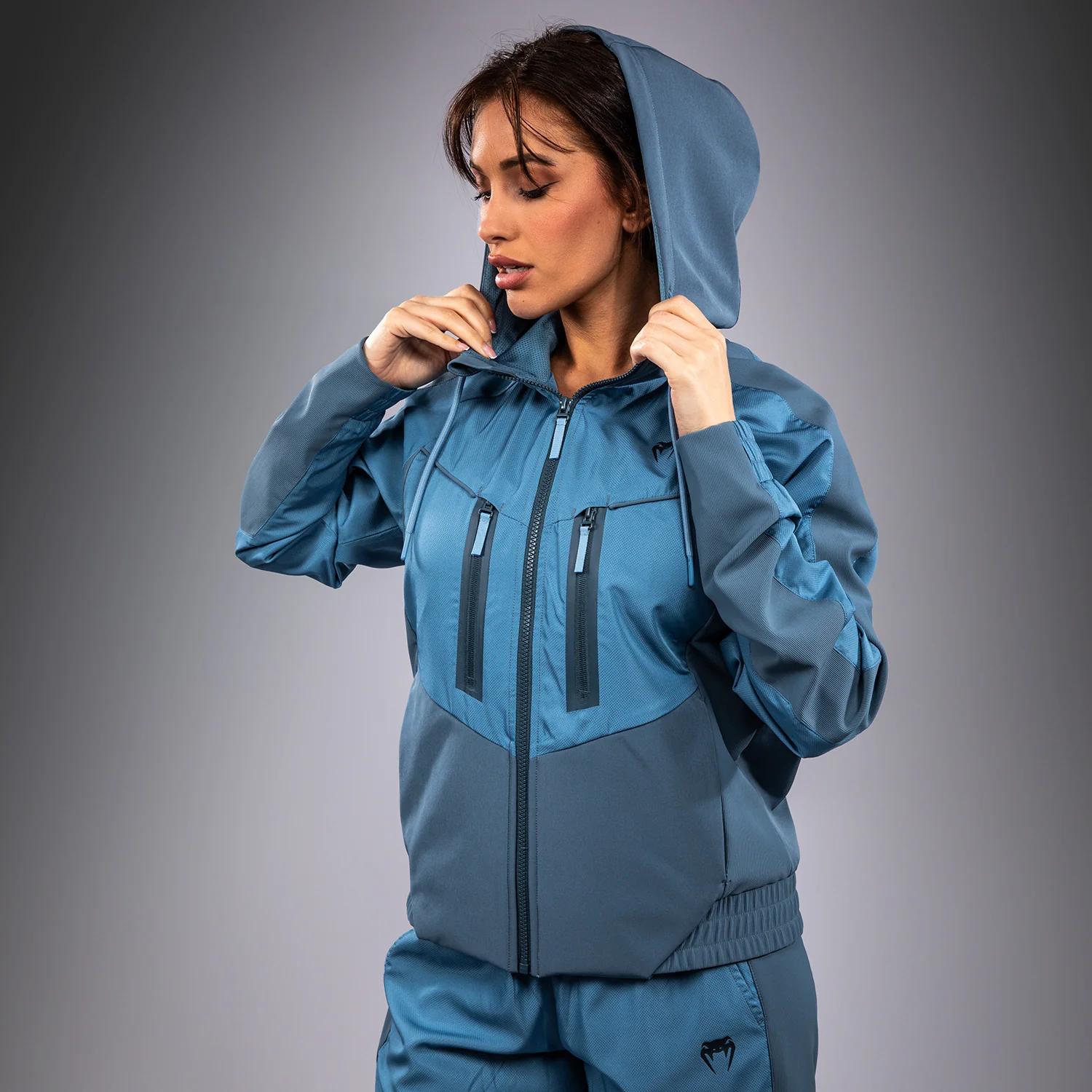 Venum Laser 3.0 Chaqueta de chándal para mujer - Azul Pacífico - Image 6