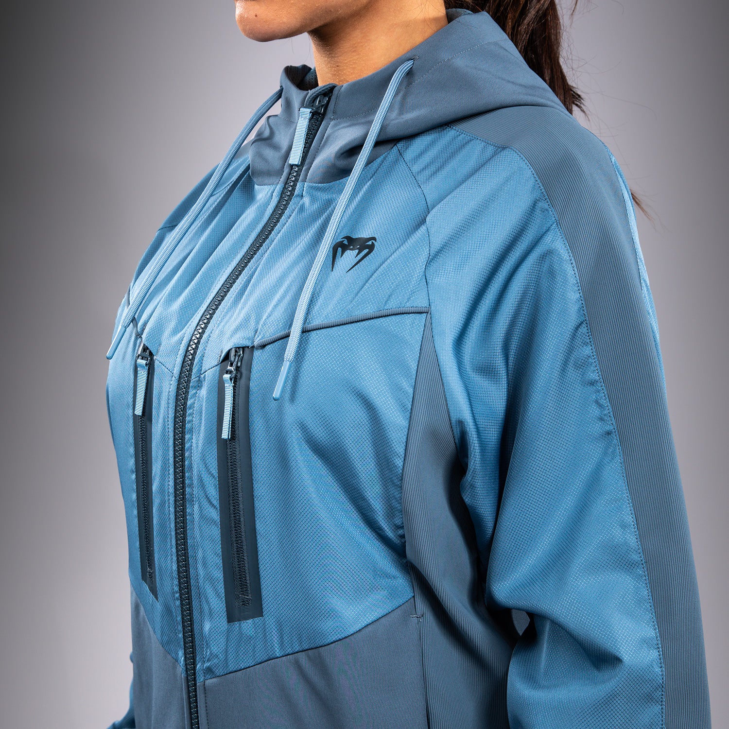 Venum Laser 3.0 Chaqueta de chándal para mujer - Azul Pacífico - Image 8